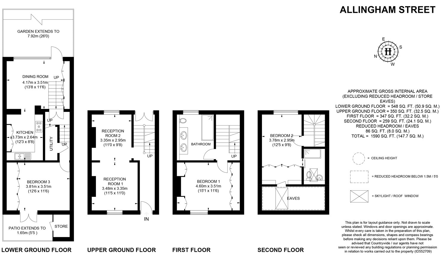 3 Bedrooms Terraced house for sale in Allingham Street, London N1