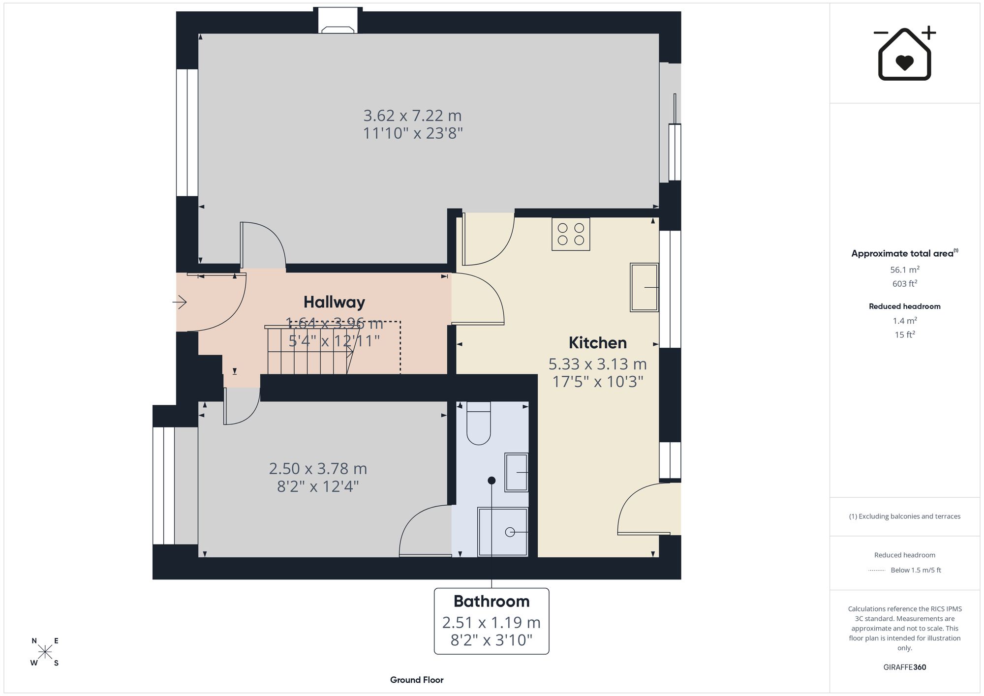 12 Whitegates, Swansea floorplan