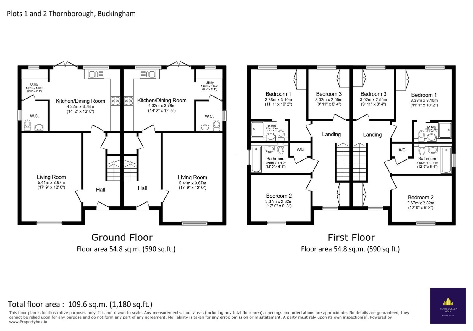 2, Hedgerow Gardens, Thornborough floorplan