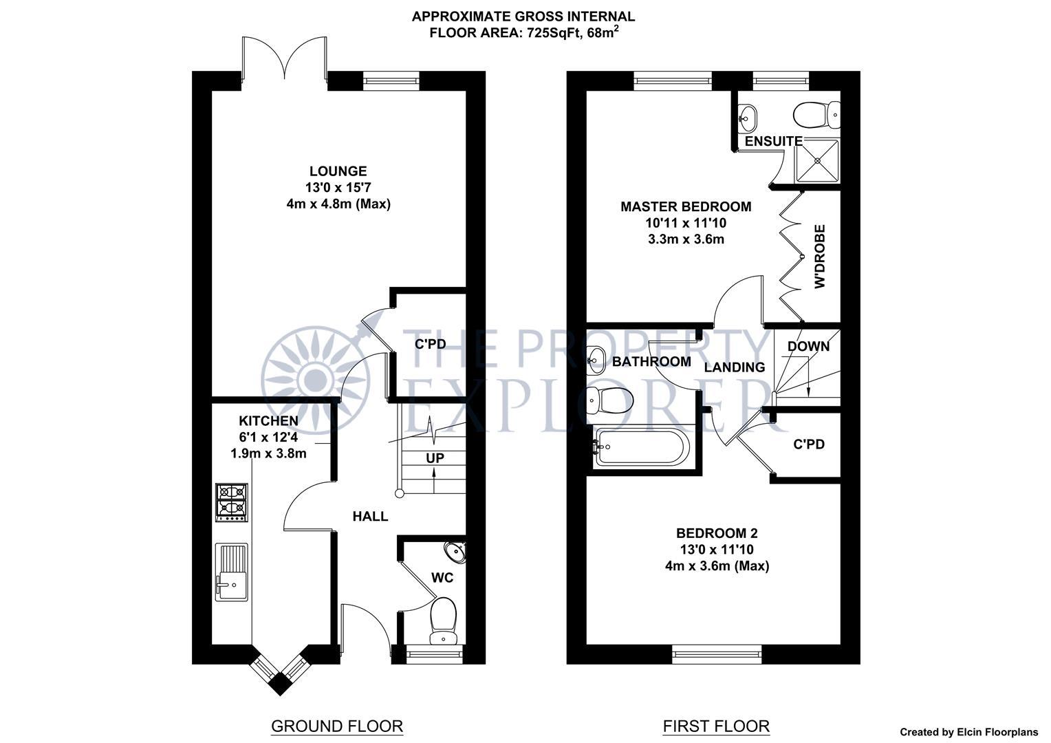 9, Lanes End, Basingstoke floorplan
