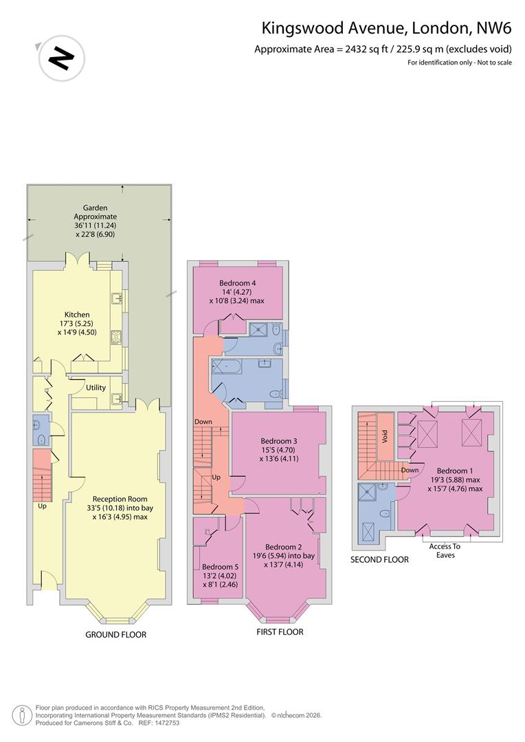 26, Kingswood Avenue, London floorplan