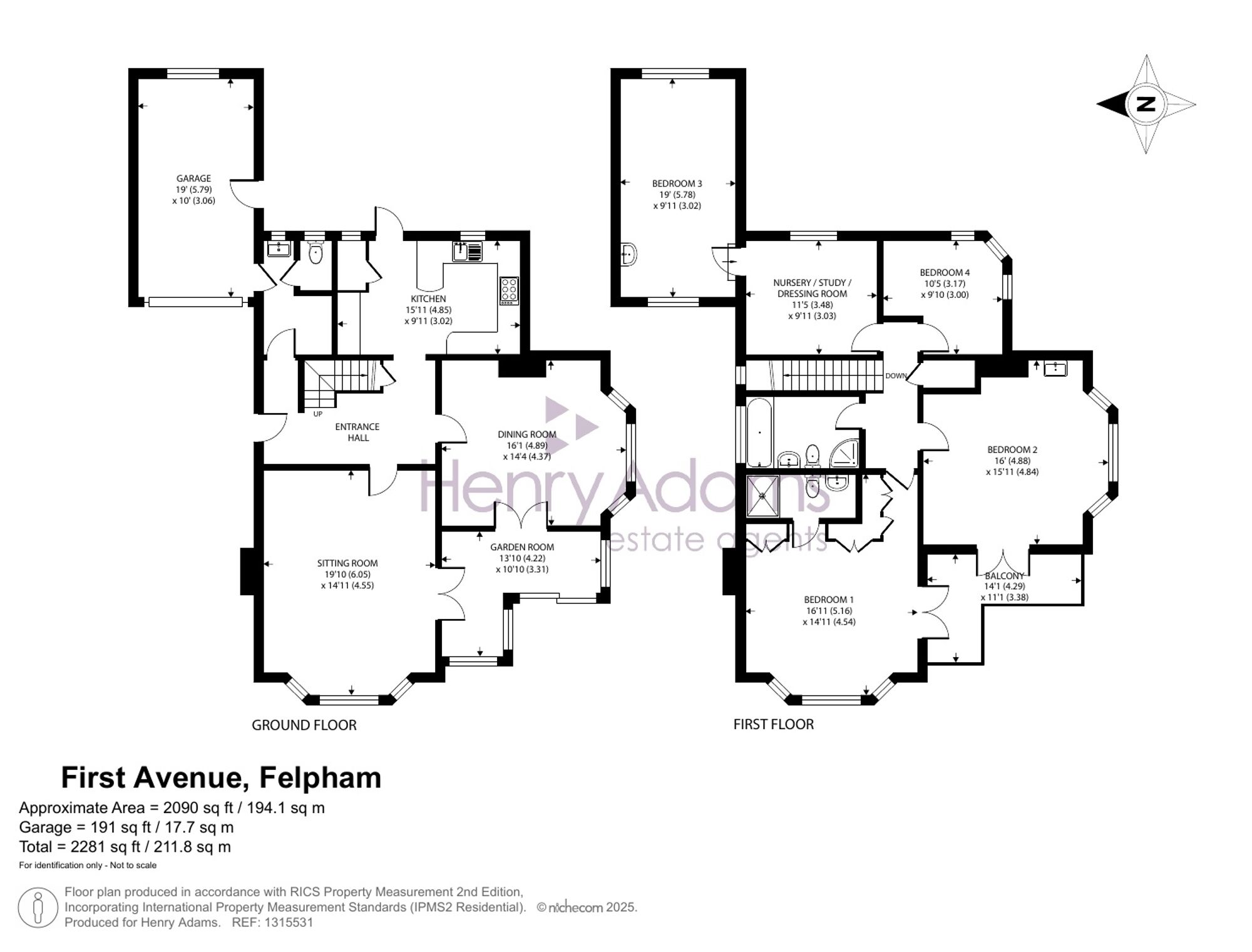 Glenton, 25 First Avenue, Bognor Regis floorplan