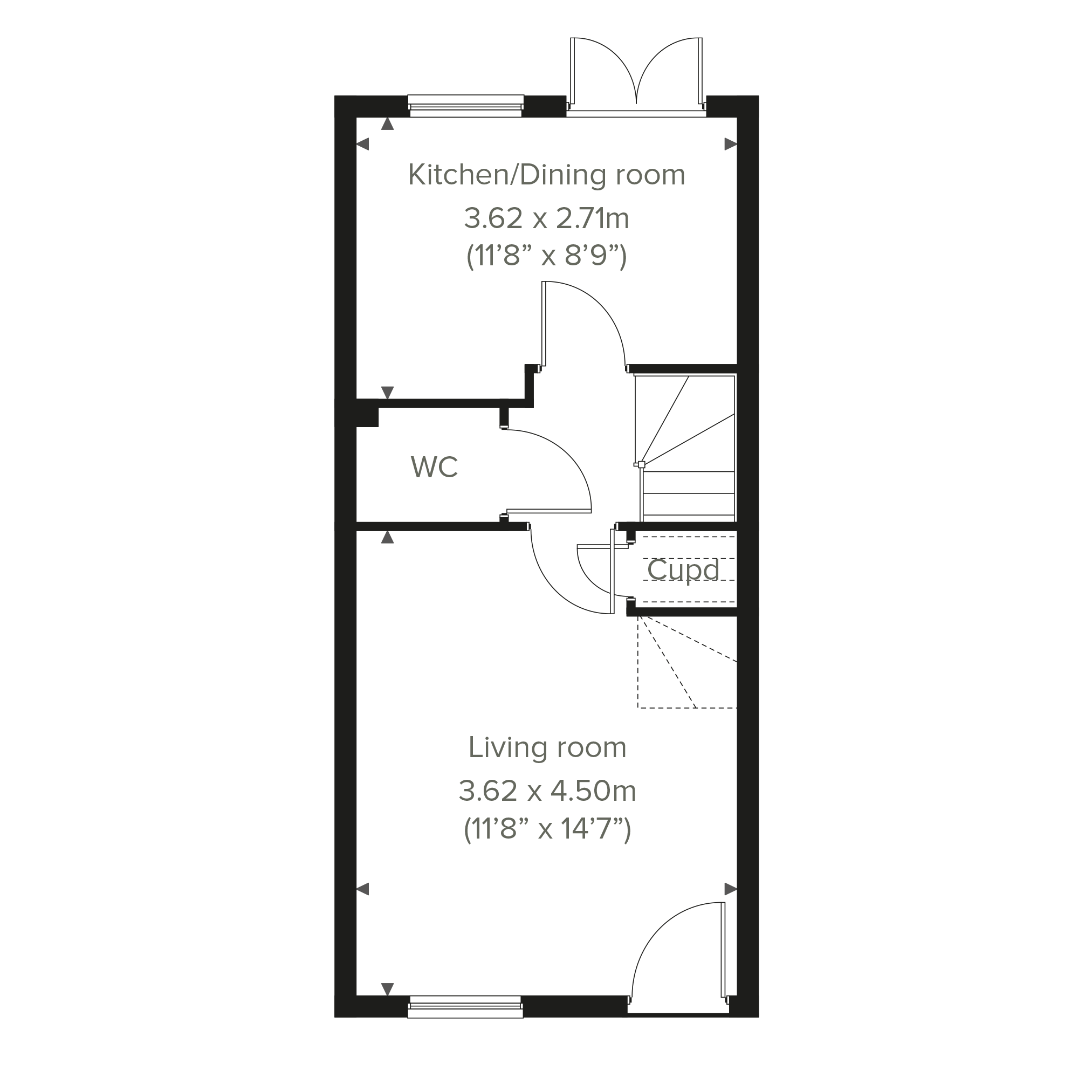 201, William Railton Road, Derby Road, Loughborough floorplan