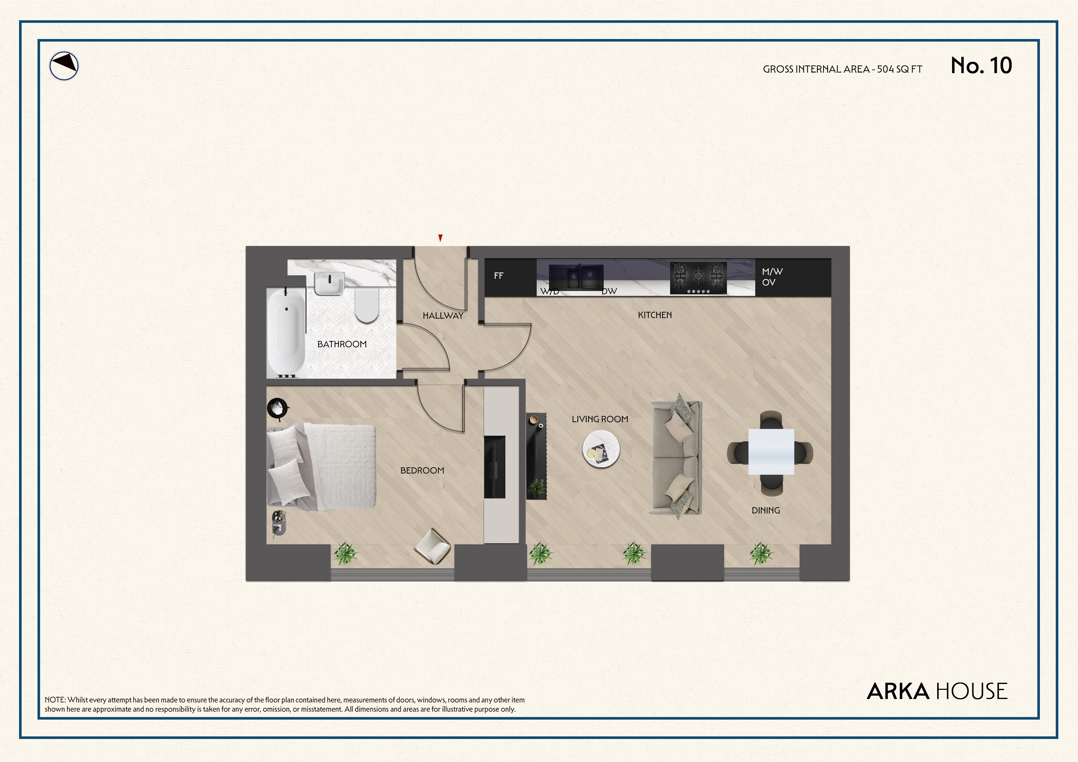 FLAT 25, High Road, London floorplan