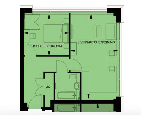 Chiswick High Road, London floorplan