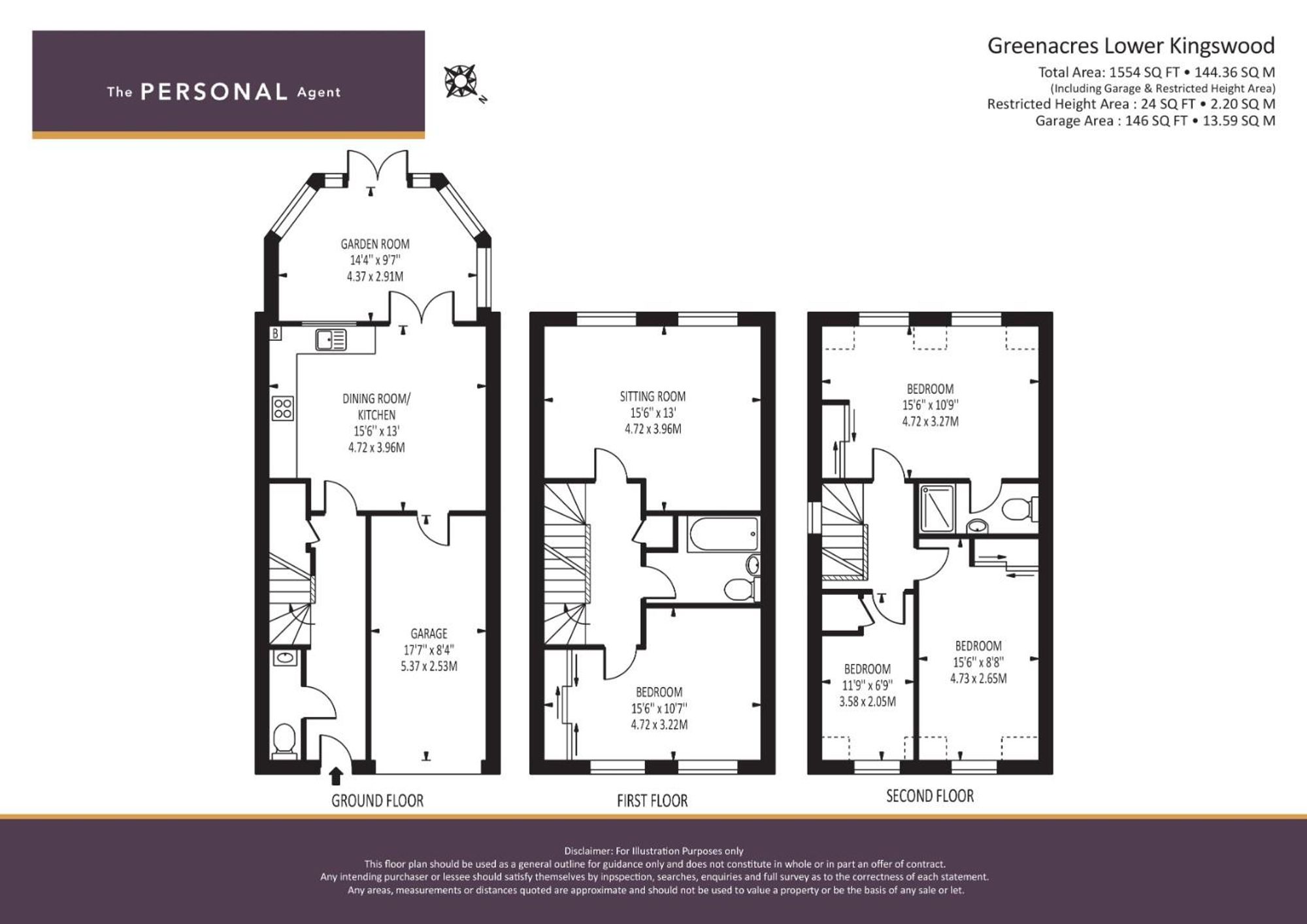 7 Greenacres, Tadworth floorplan
