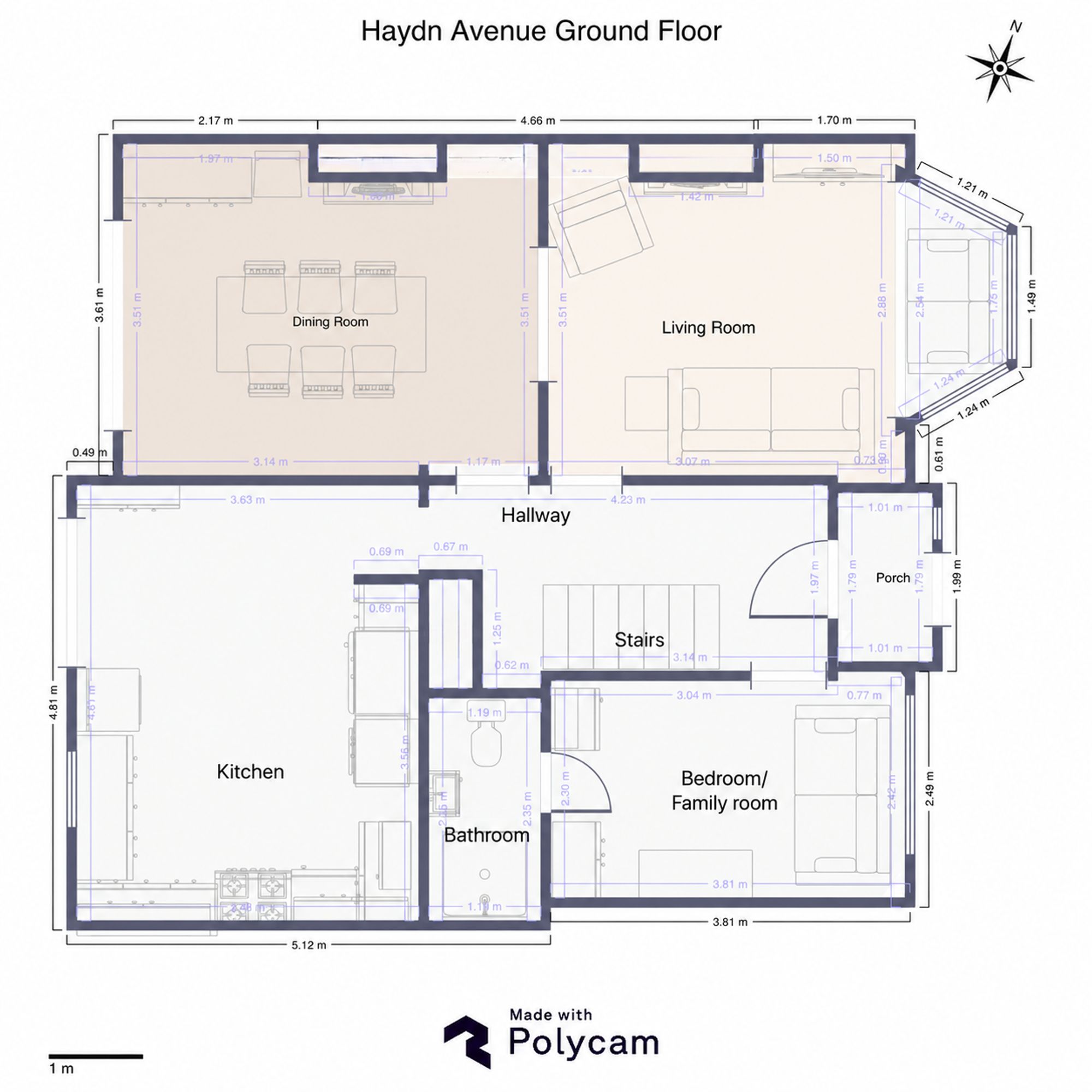 88 Haydn Avenue, Purley floorplan