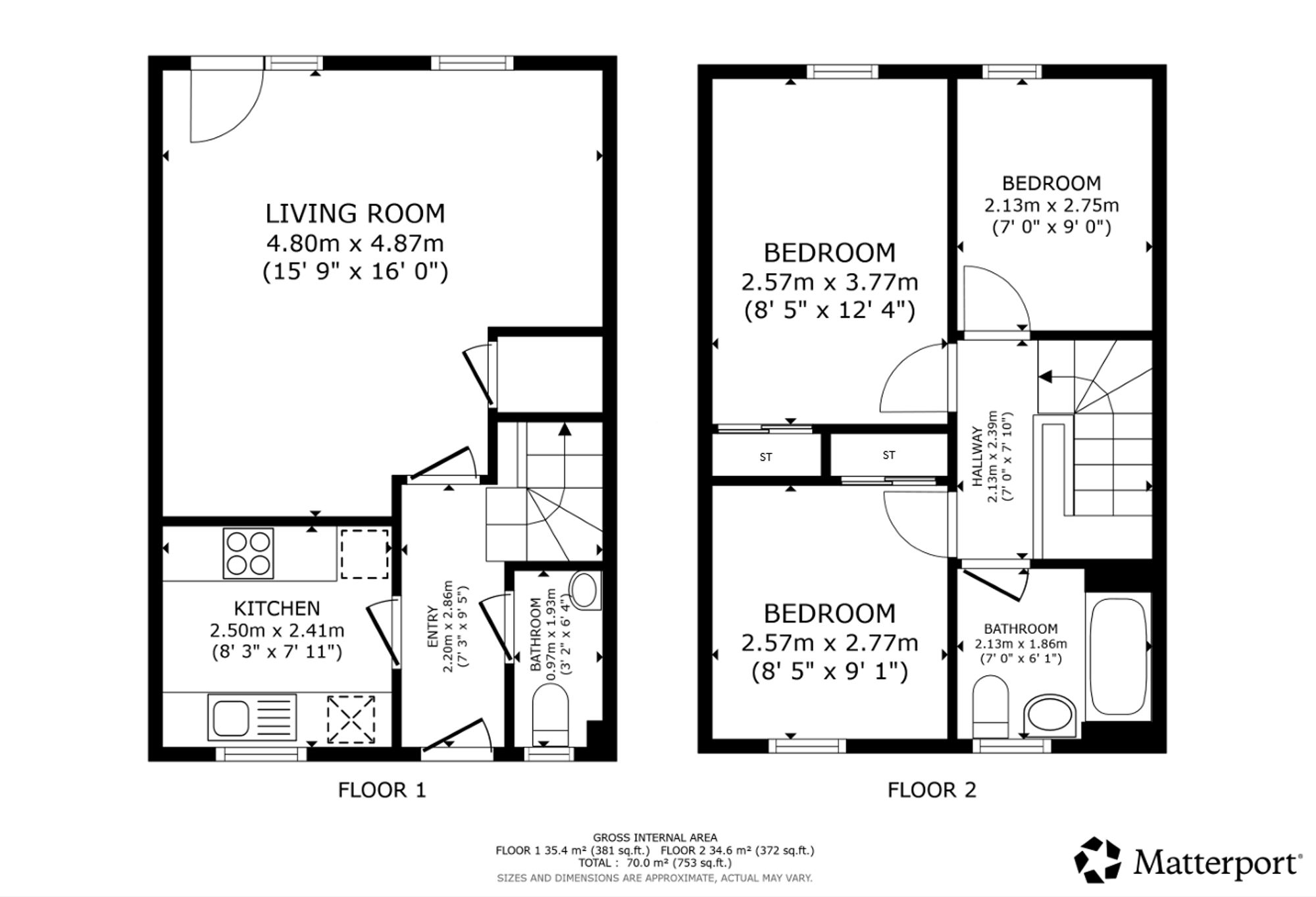 40 The Dell, Glasgow floorplan