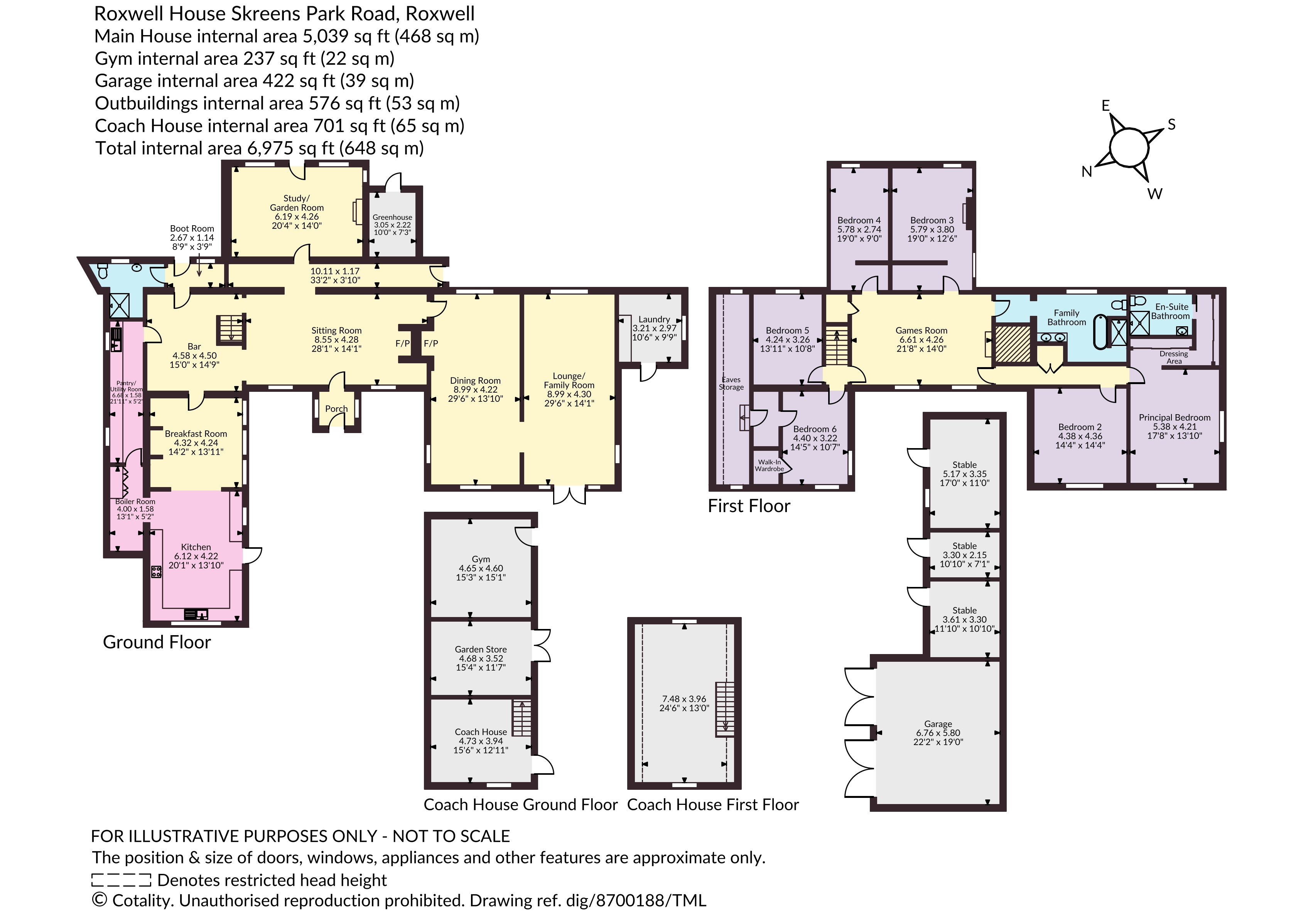 Roxwell House,, Skreens Park Road, Chelmsford floorplan