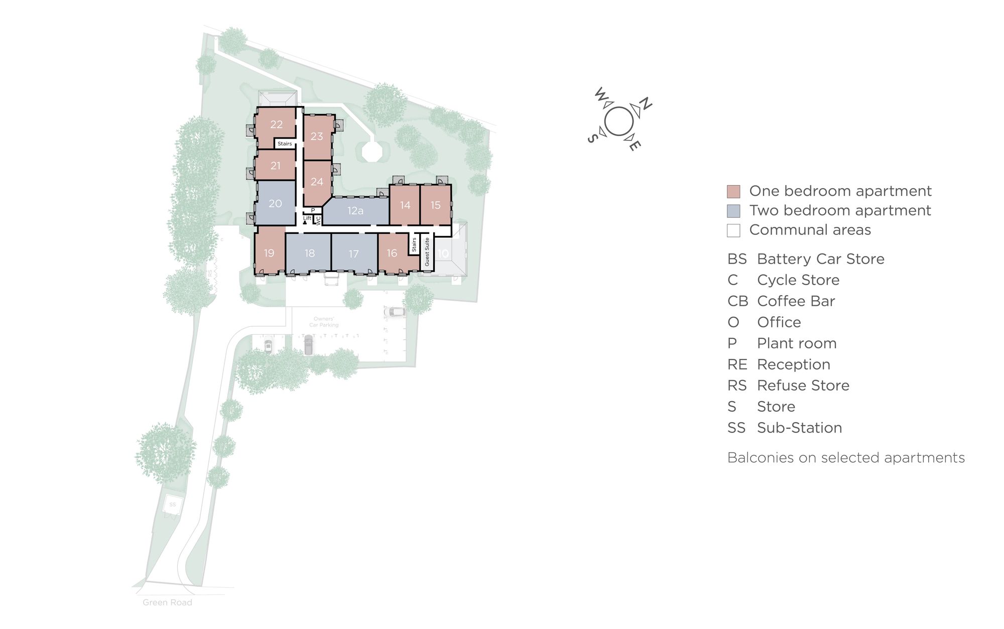 Apt 21, Marlborough Lodge, Green Road, Kidlington floorplan