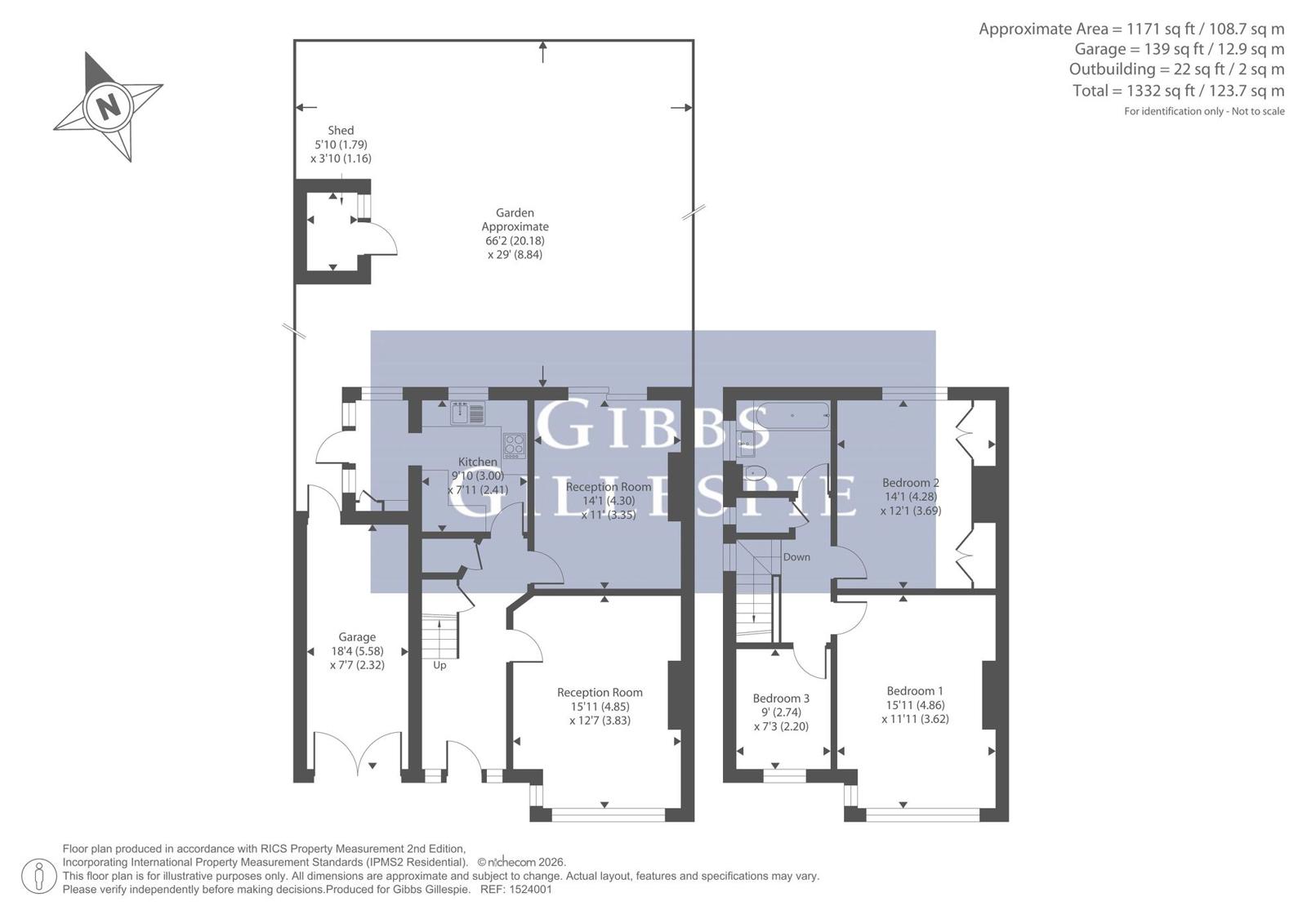 43, Nibthwaite Road, Harrow floorplan