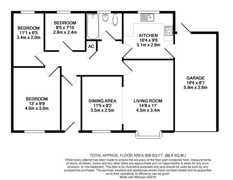 3 Bedrooms Semi-detached bungalow for sale in Beacons Park, Brecon LD3