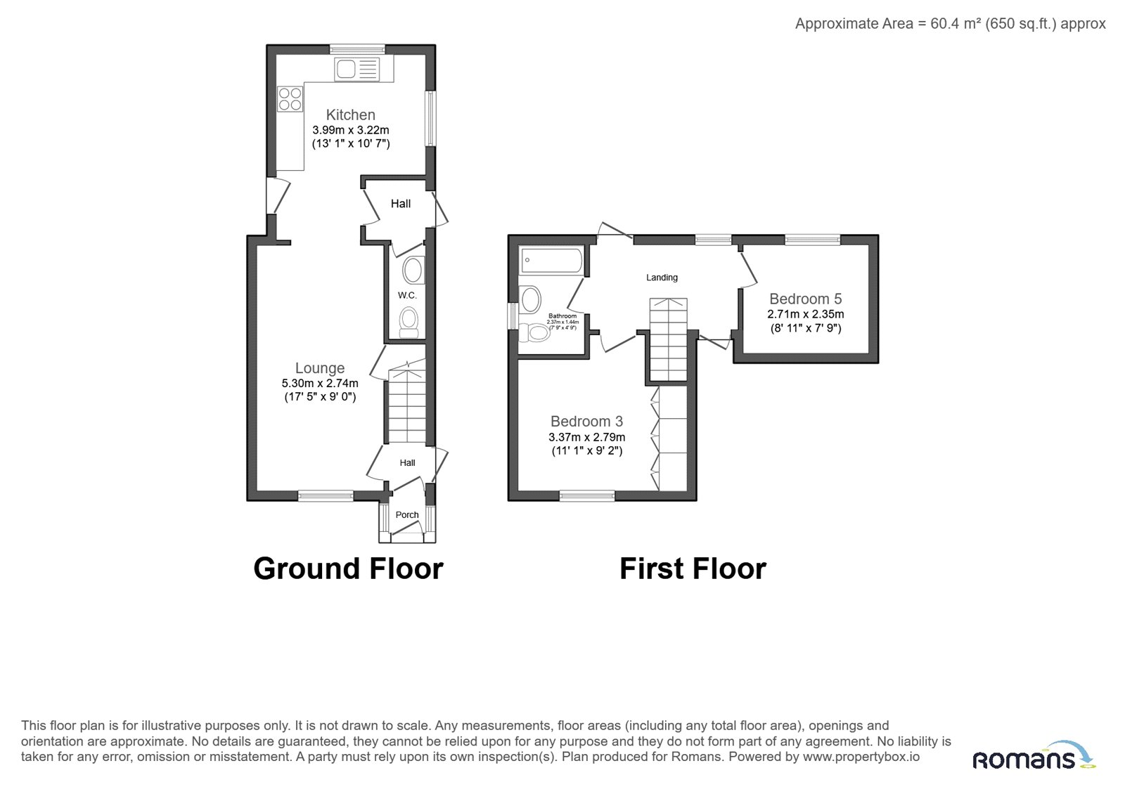 Room 5, 19, Stoke Hills, Surrey floorplan
