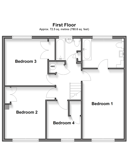 Hartley Road, Cranbrook, Kent floorplan