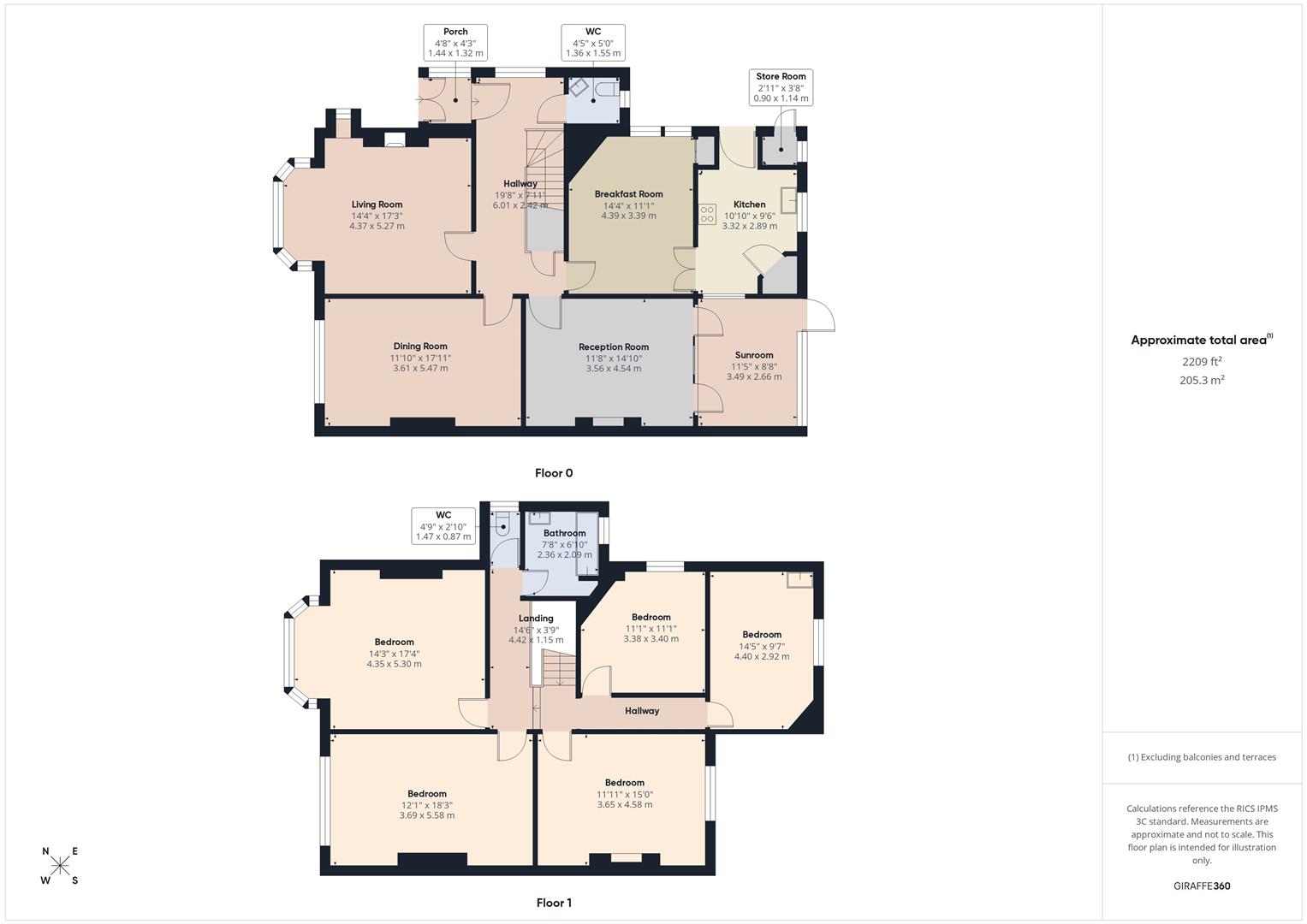 18, Beechwood Road, South Croydon floorplan