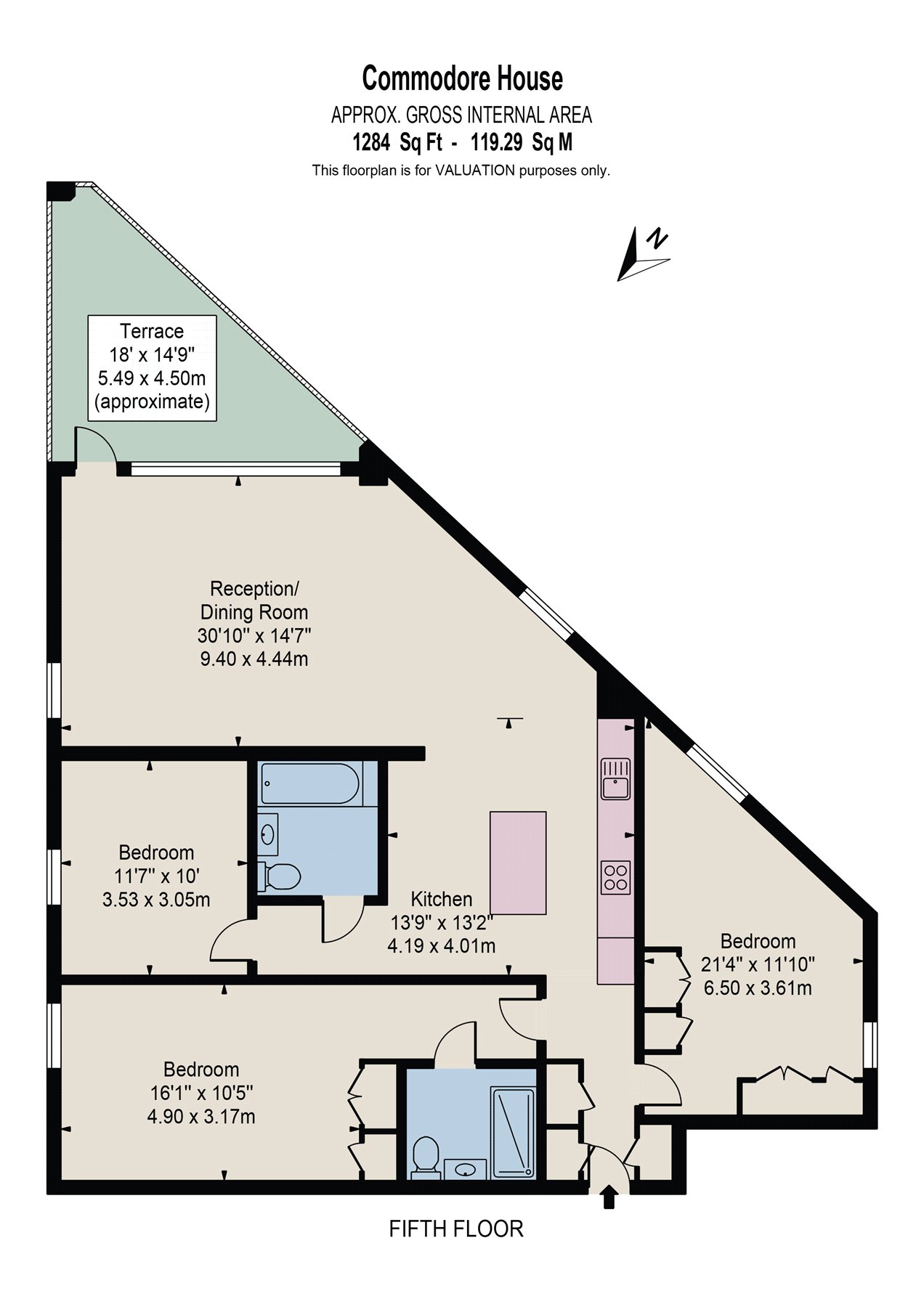 113, Commodore House, 8, Admiralty Avenue, London floorplan