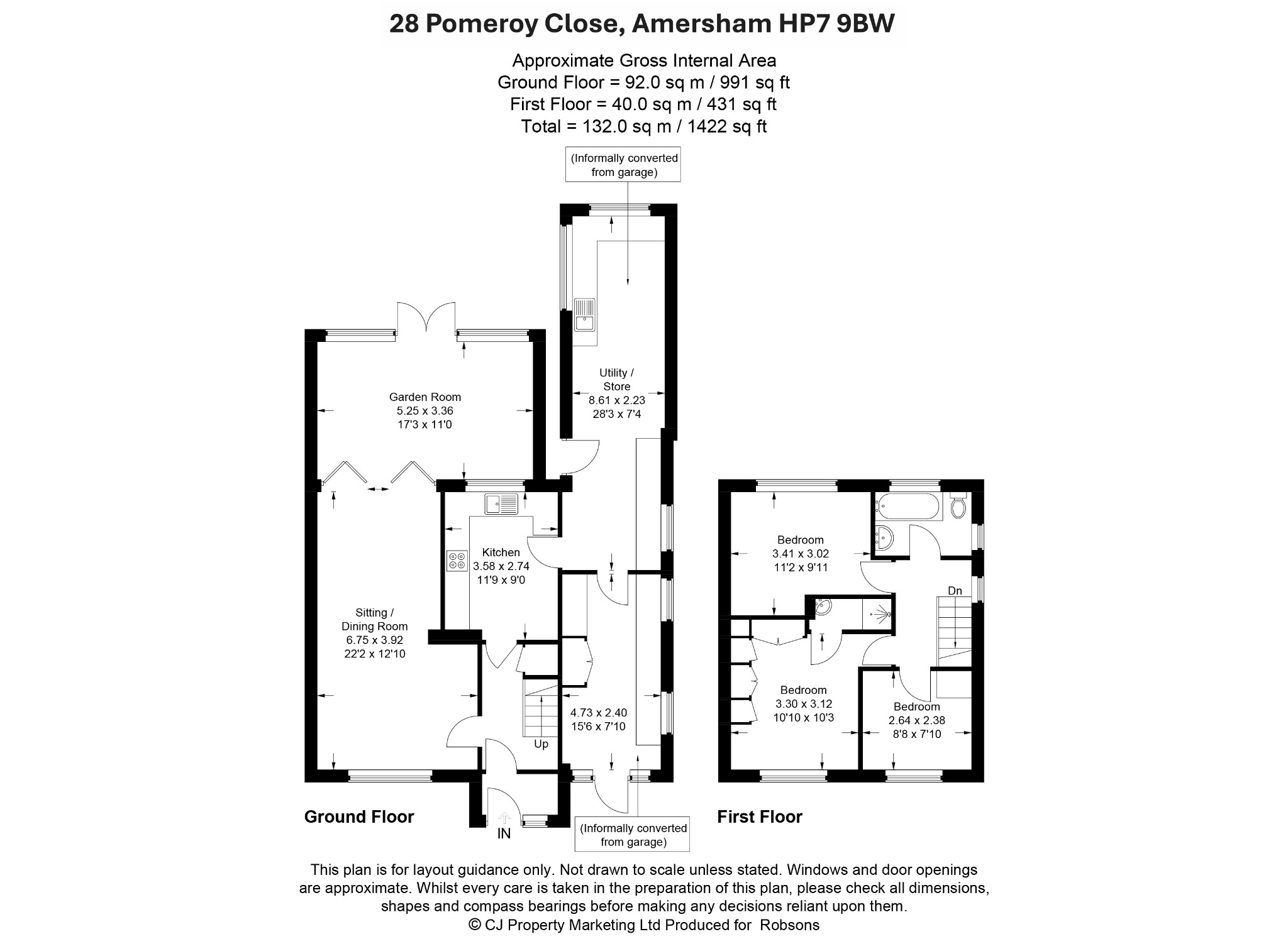28 Pomeroy Close, Amersham floorplan