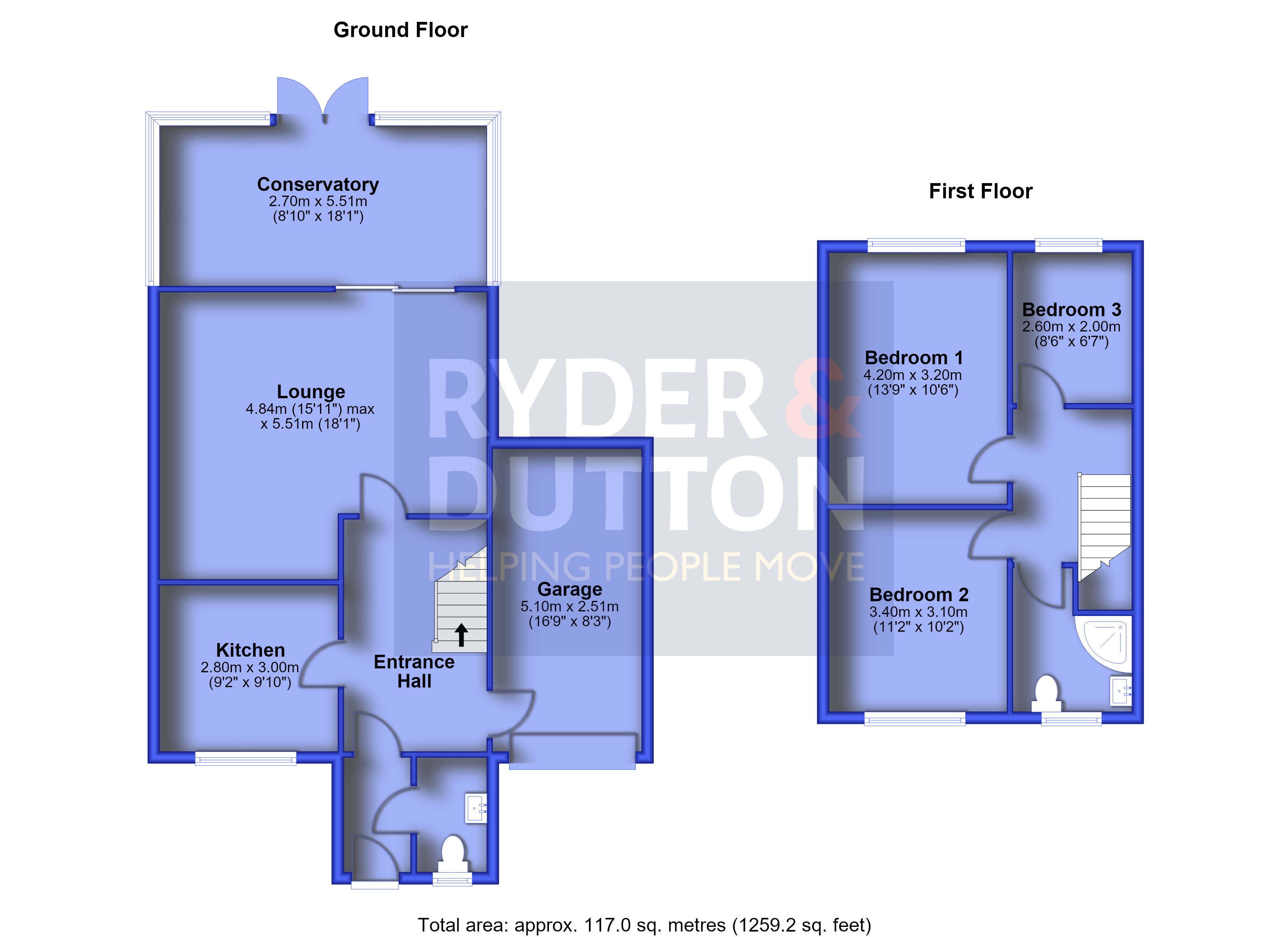 16, Mills Farm Close, Greater Manchester floorplan