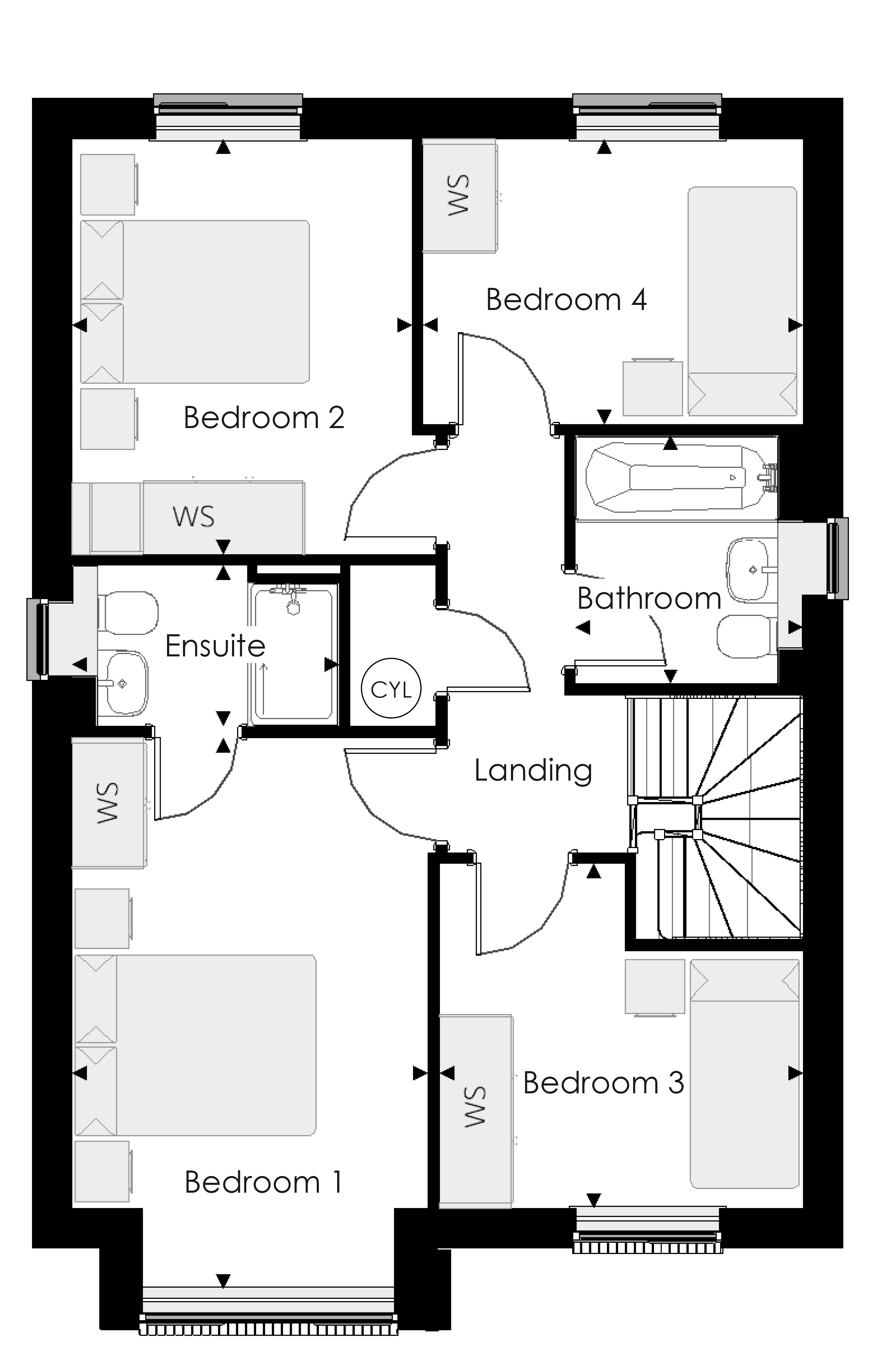 1001, Land At Northend, Creech St Michael floorplan