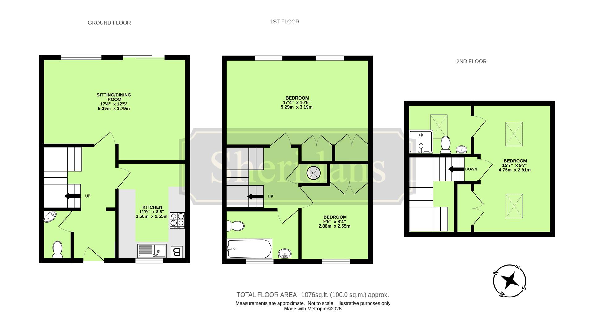 39, Garland Street, Bury St. Edmunds floorplan
