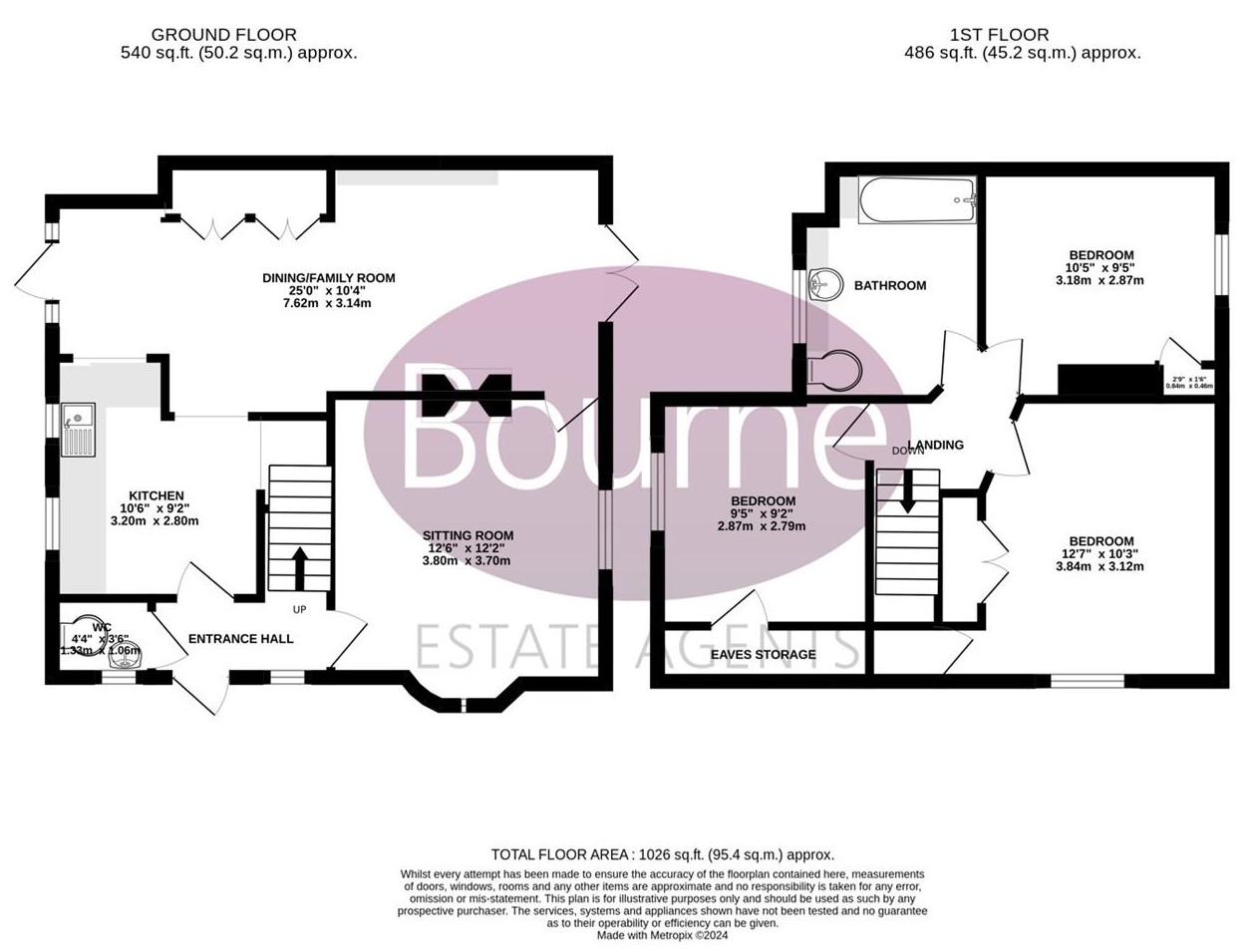 1, Tilmore Gardens, Petersfield floorplan