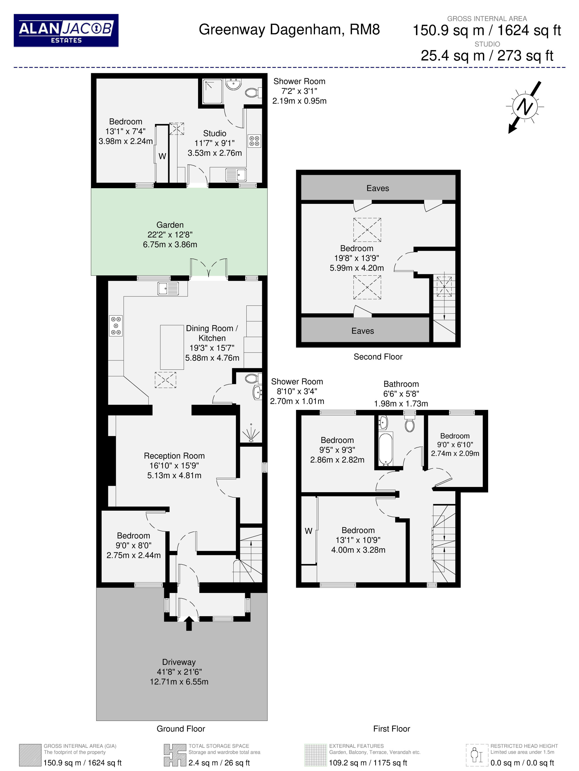 38, Greenway, Dagenham floorplan