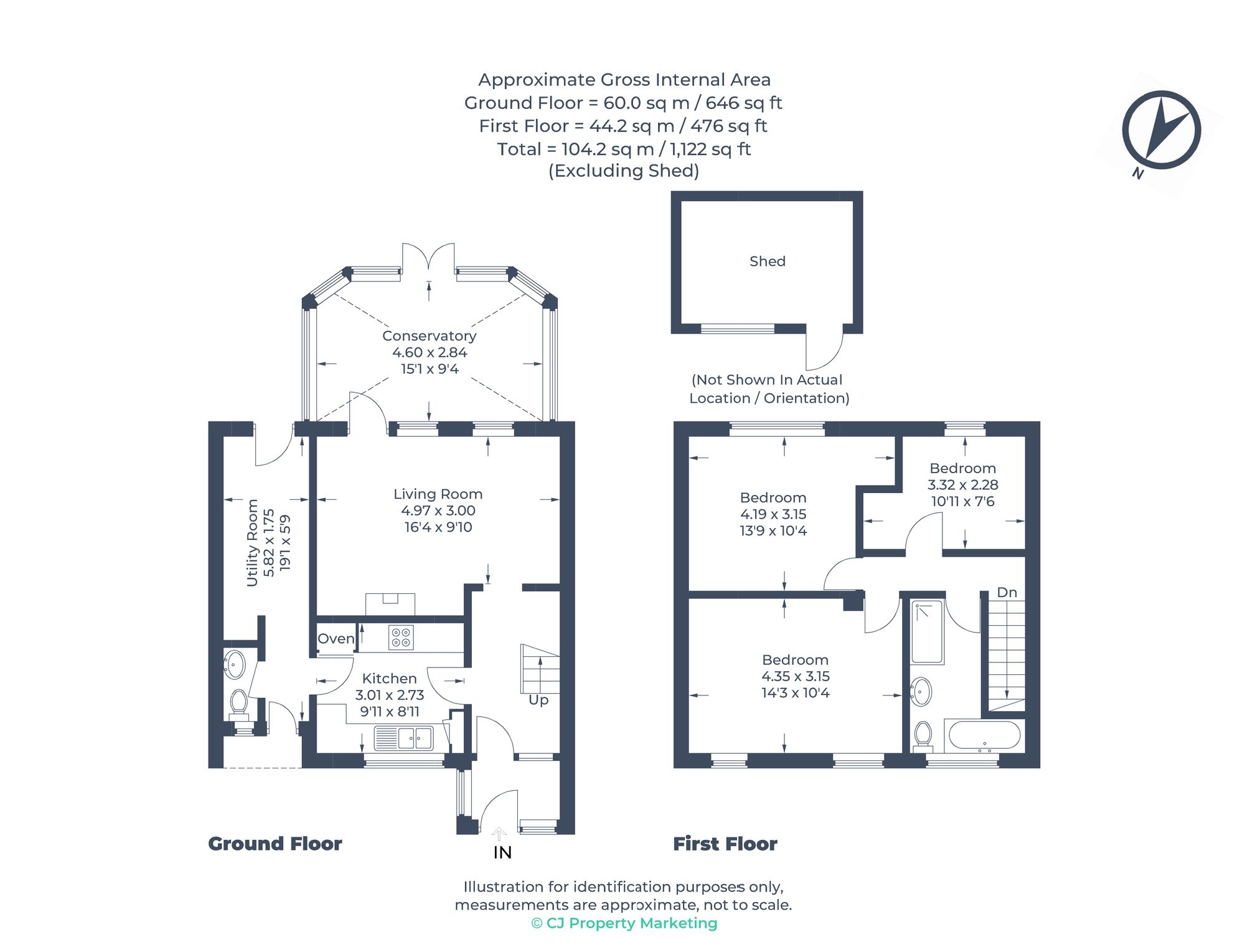 28 Wildwood Lane, Stevenage floorplan