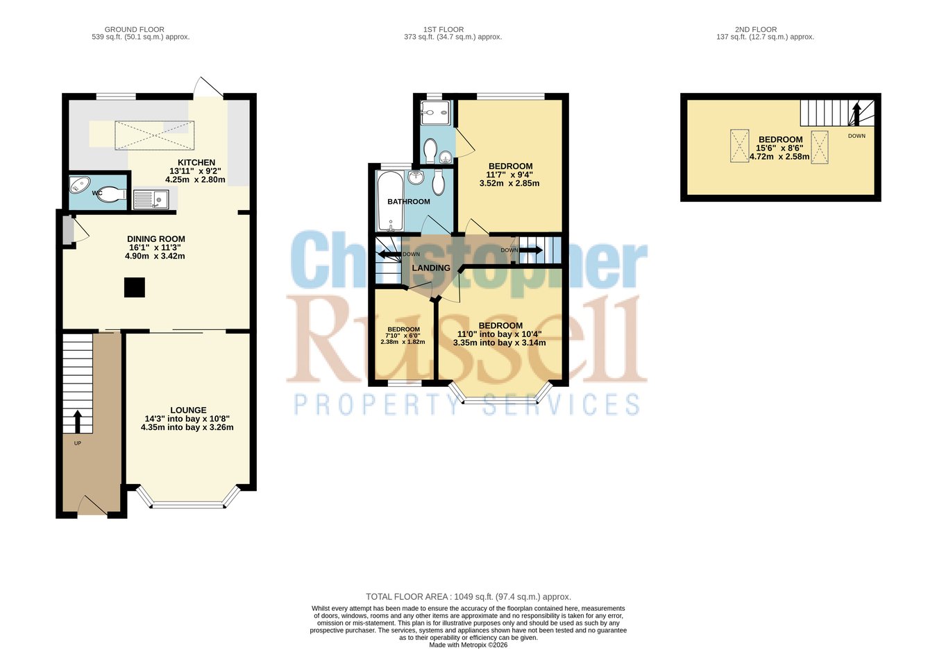 33, Fen Grove, Sidcup floorplan