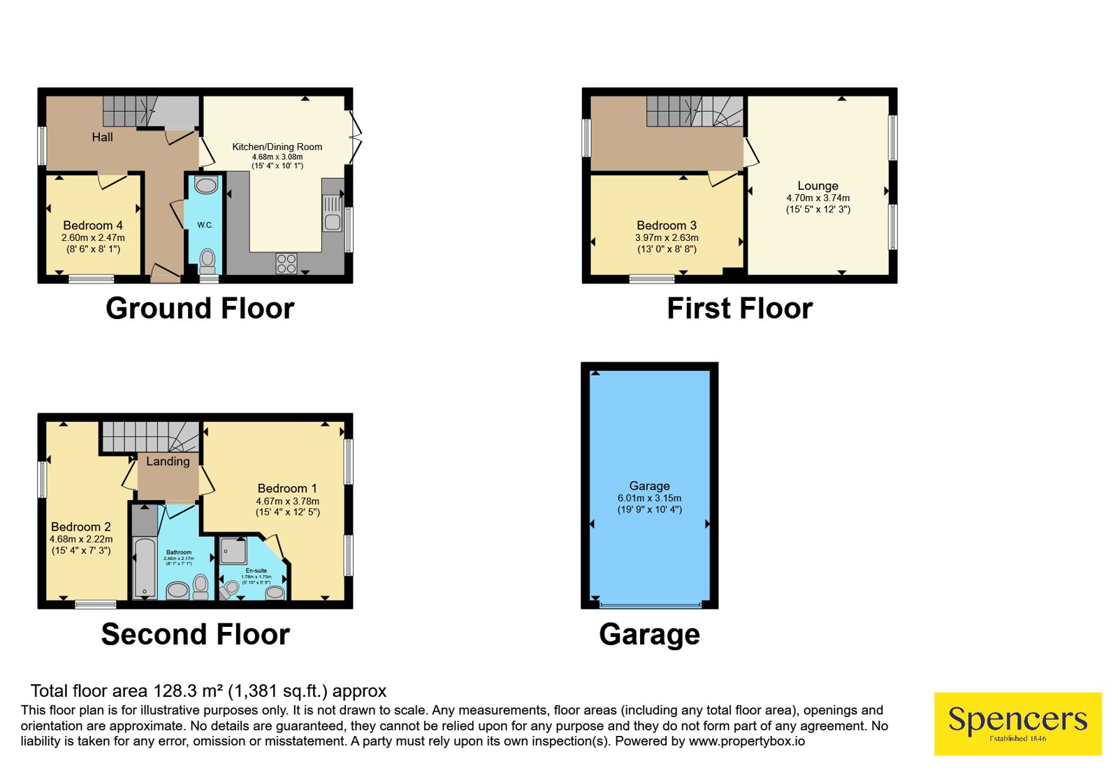 21, Bridge Green, Leicester floorplan