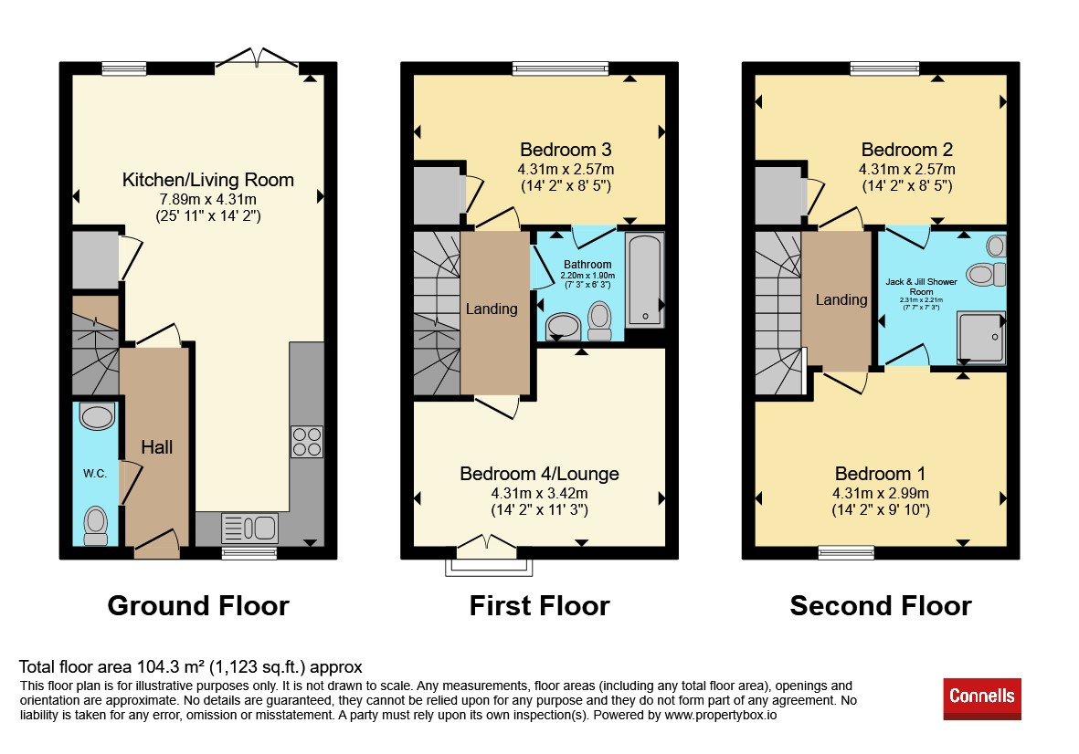 14, Kentwell Road, PETERBOROUGH floorplan