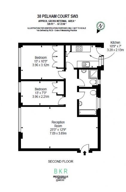 2 Bedrooms Flat to rent in Pelham Court, 145 Fulham Road, Chelsea, London SW3