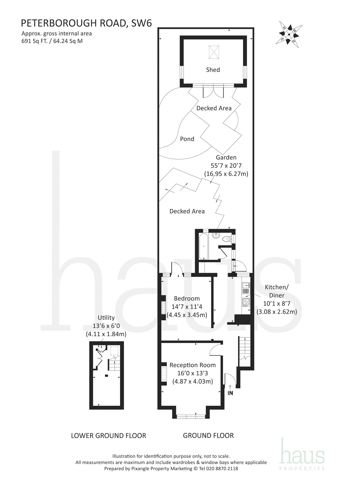 1 Bedrooms Flat to rent in Peterborough Road, Fulham, London SW6