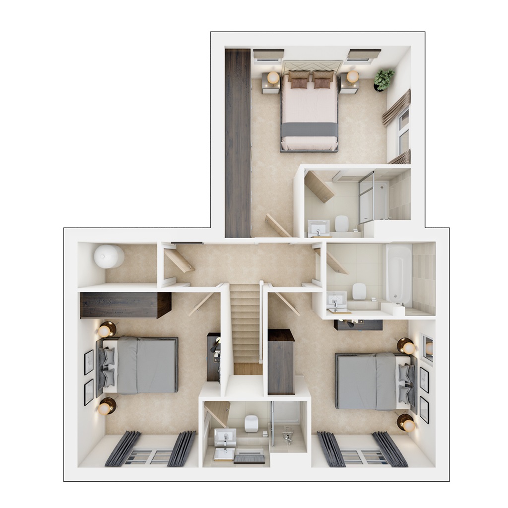The Jill  - Plot 60, Friars Oak, London Road, Hassocks floorplan