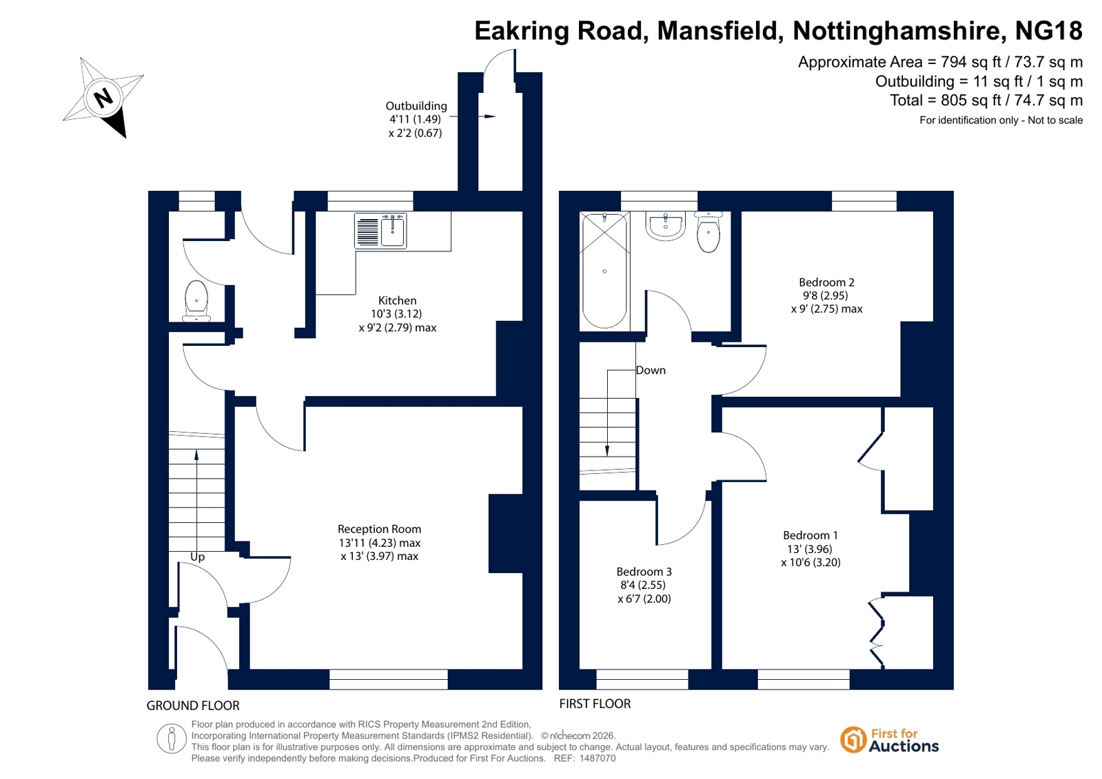 10, Eakring Road, Nottinghamshire floorplan