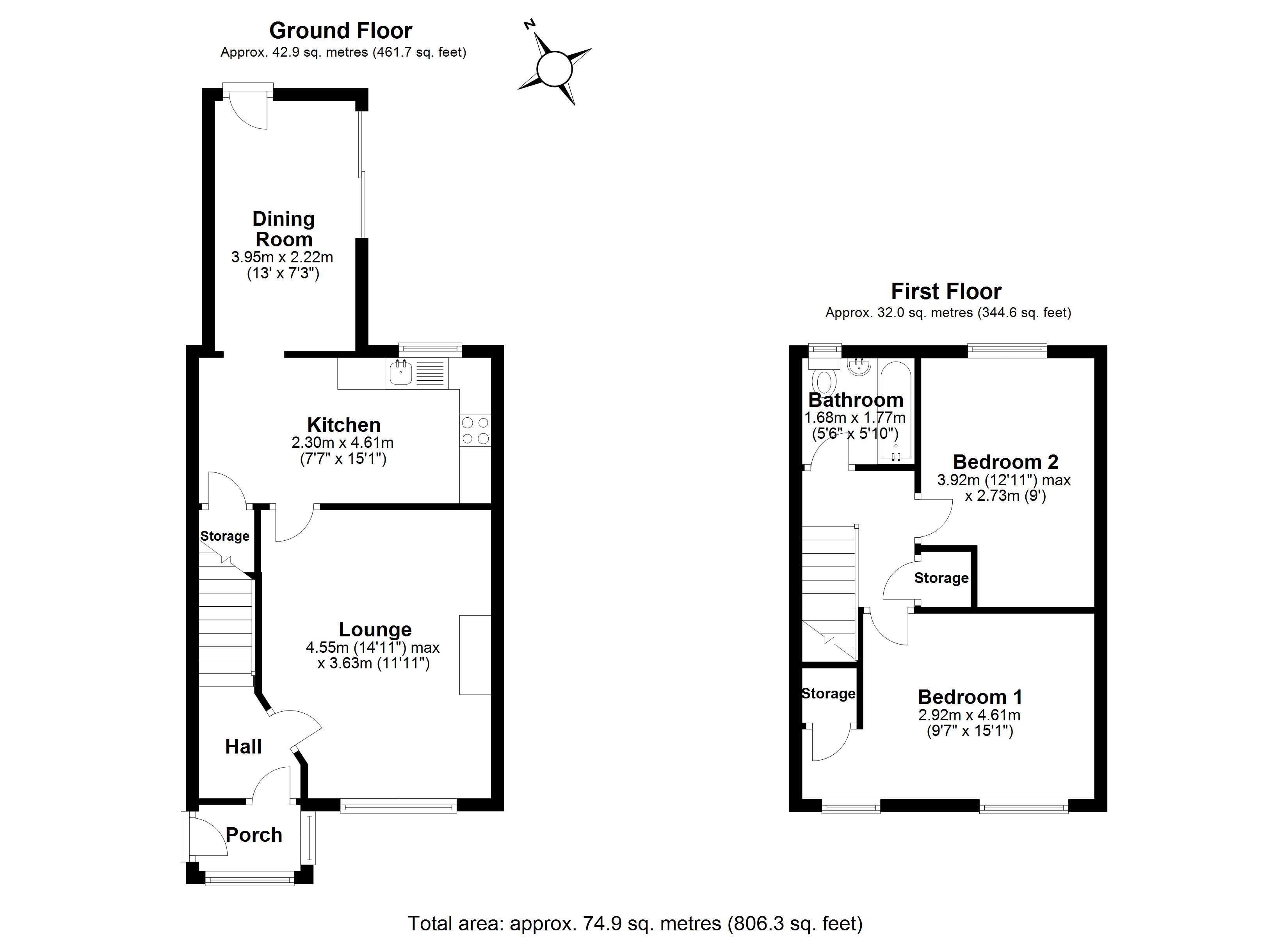 2 Bedrooms Terraced house for sale in Poplars Avenue, Orford, Warrington WA2