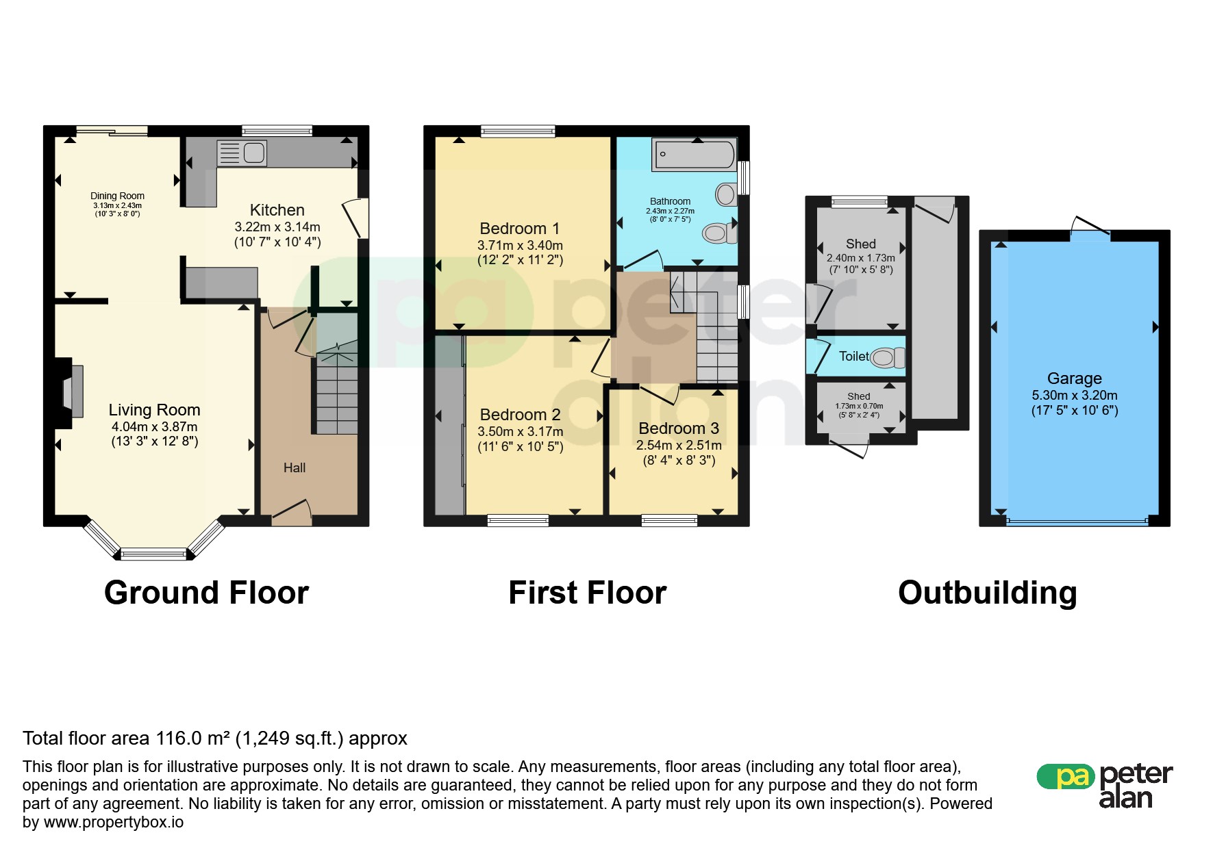 12, Gwladys Street, Aberdare floorplan