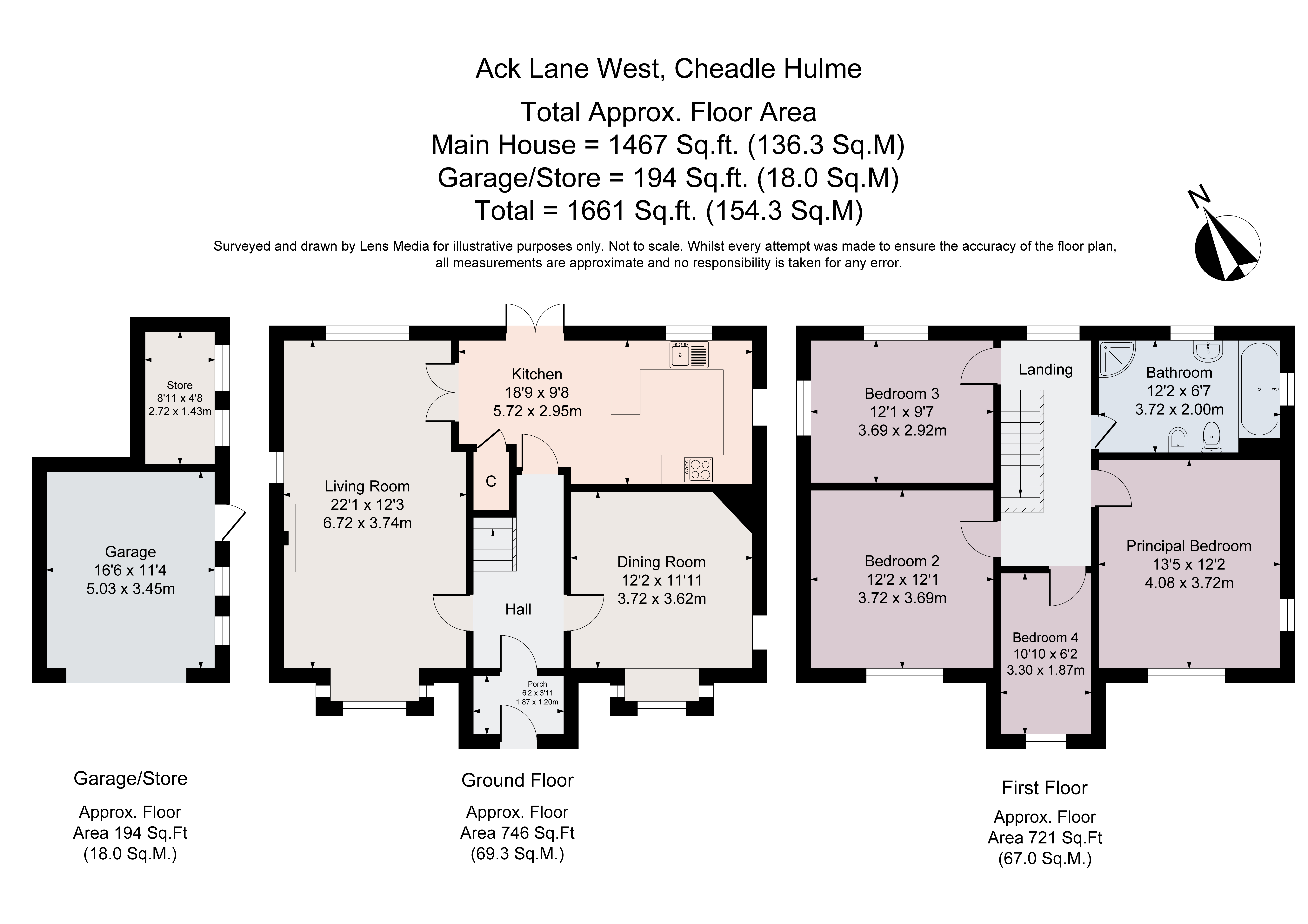105, Ack Lane West, Cheadle floorplan