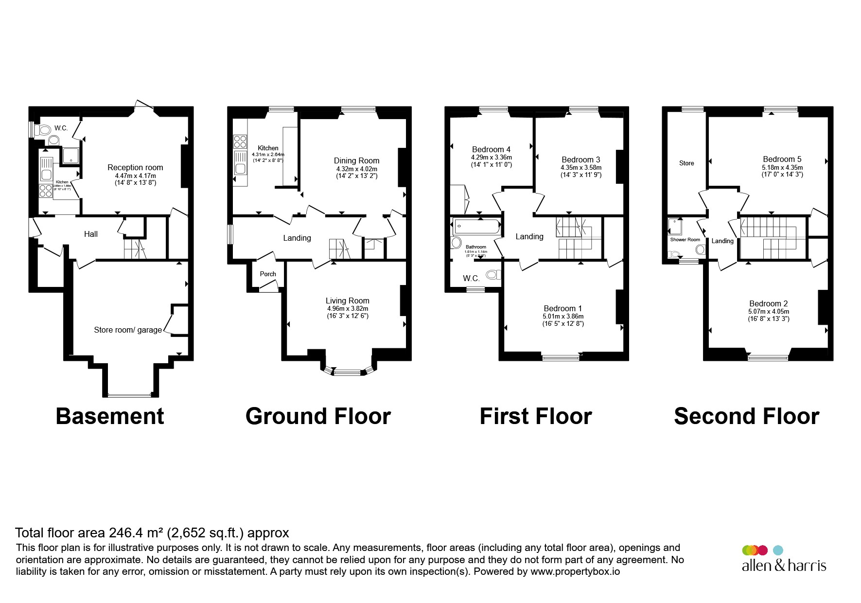 42, Clifton Park Road, Bristol floorplan