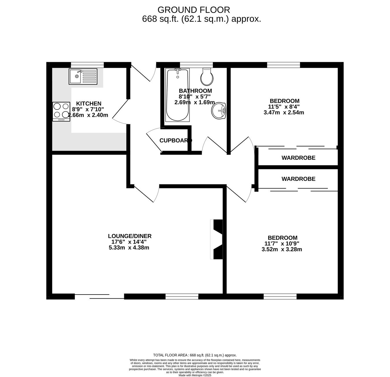 Tir-Isaf, Brecon floorplan