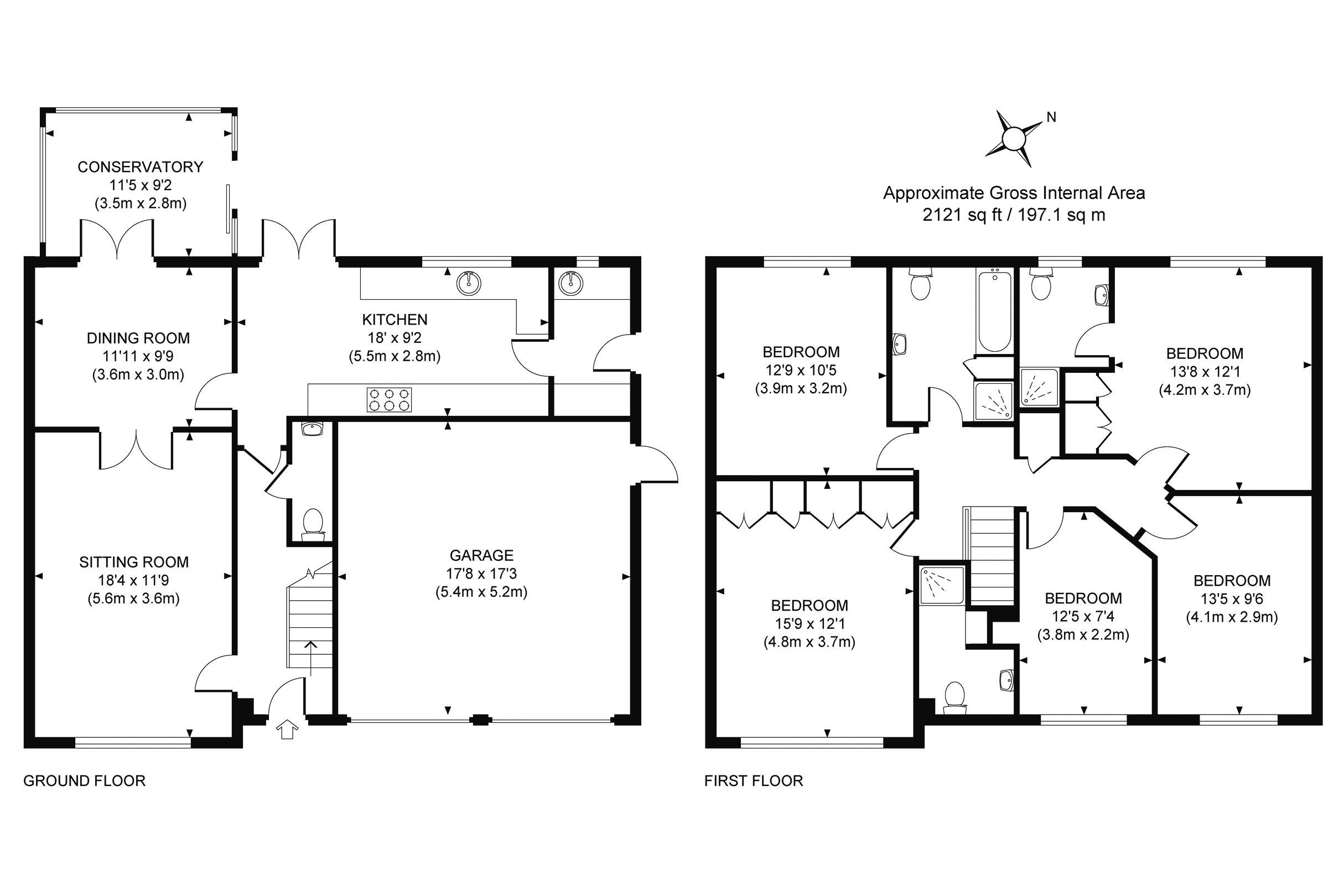 5 Bedrooms Detached house for sale in Danesfield, Ripley, Woking GU23