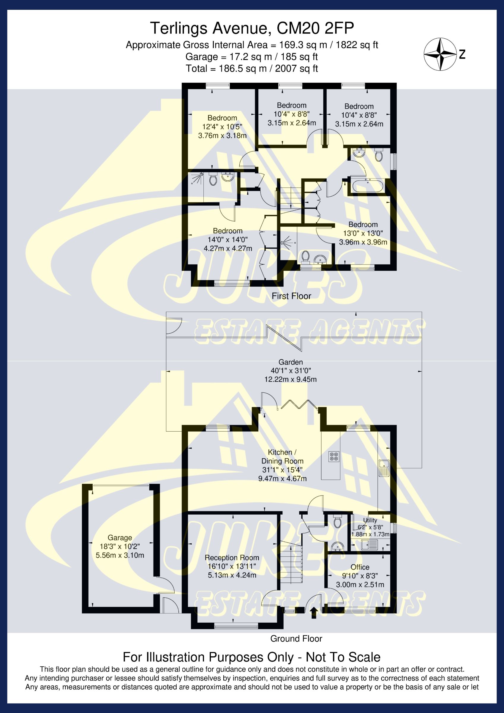 114 Terlings Avenue, Harlow floorplan