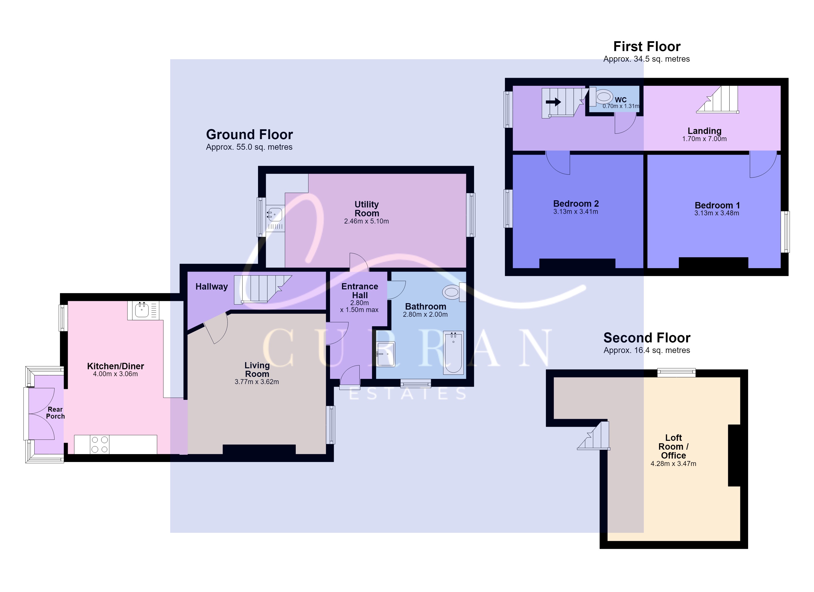 Oakdale, Lon Eithrym, Swansea floorplan