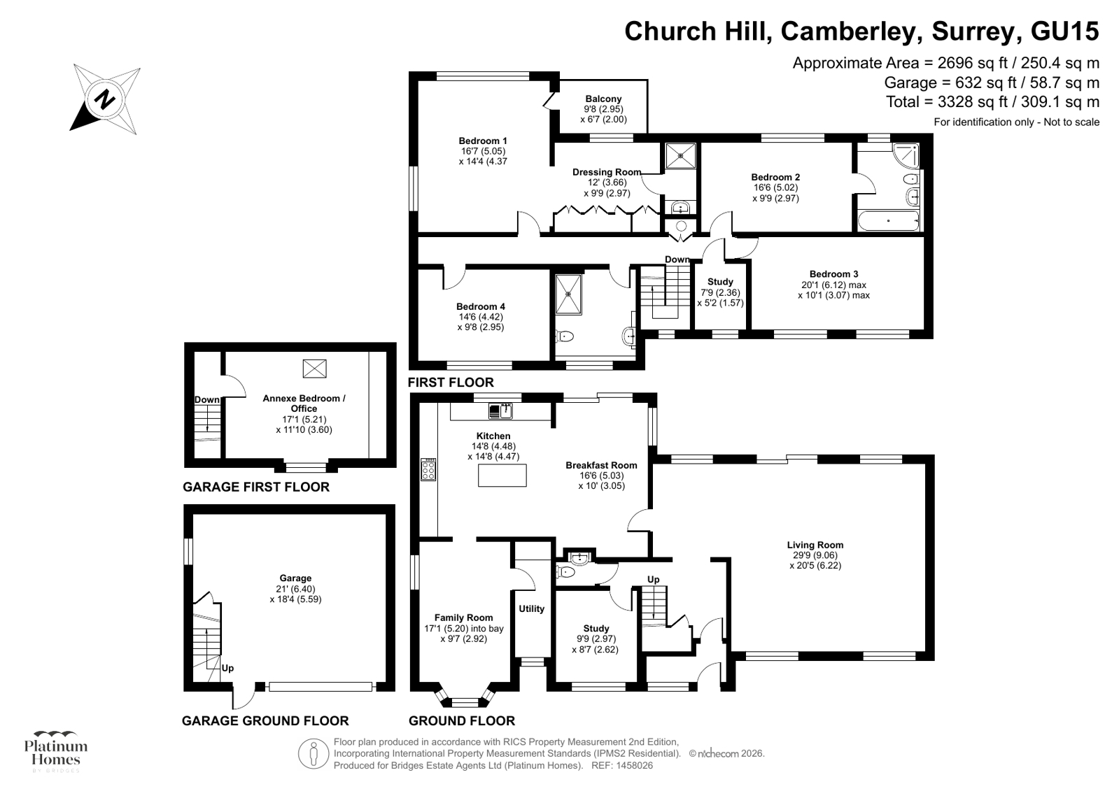Crofters, 19, Church Hill, Surrey floorplan