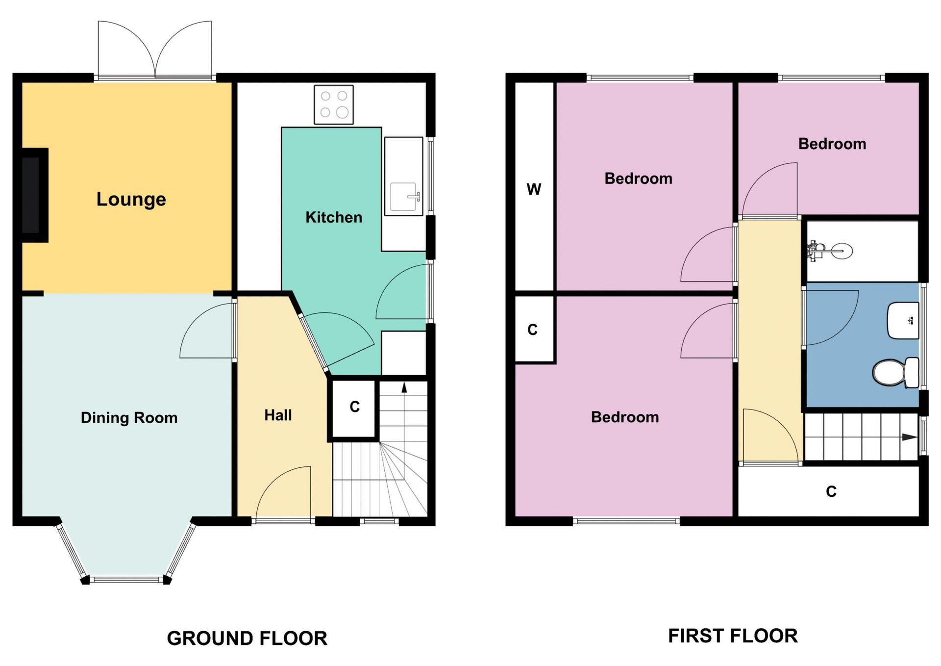 3, Botcherby Avenue, Carlisle floorplan