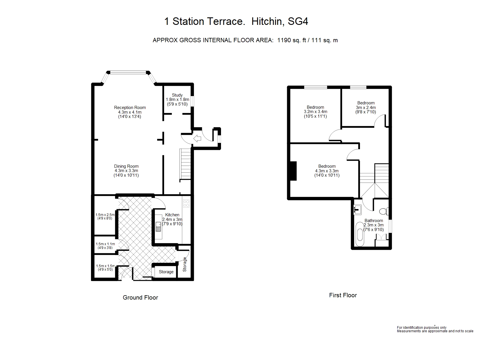 1, Station Terrace, Hertfordshire floorplan