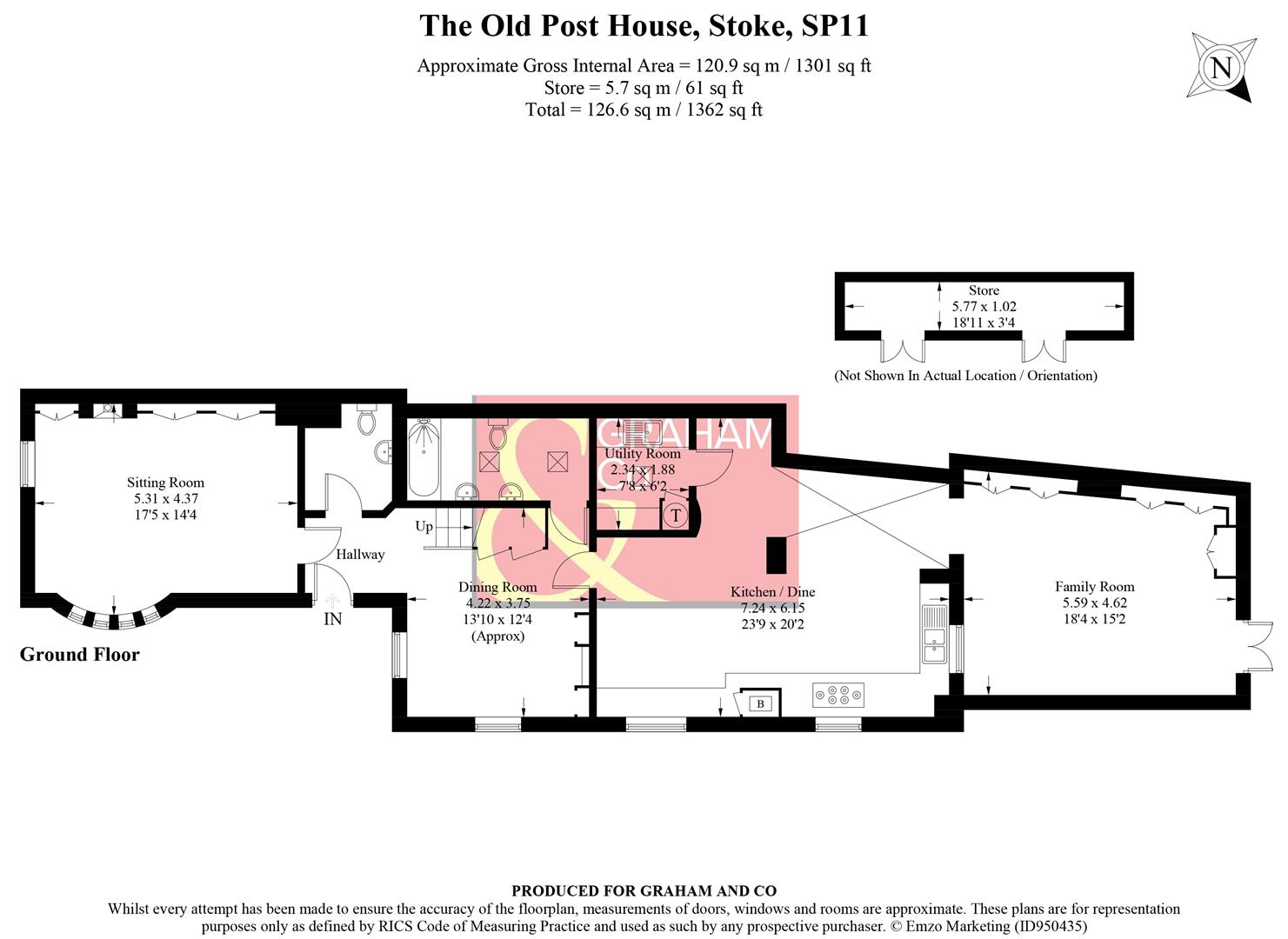 The Old Post House, Andover floorplan