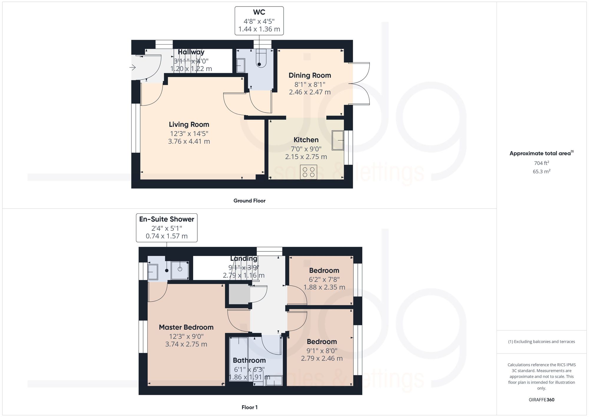 1 Chaffinch Close, Morecambe floorplan