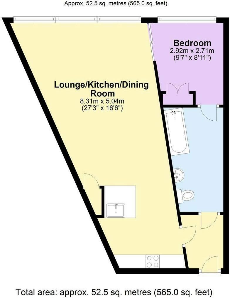 1212, The Rotunda 150 New Street, Birmingham floorplan