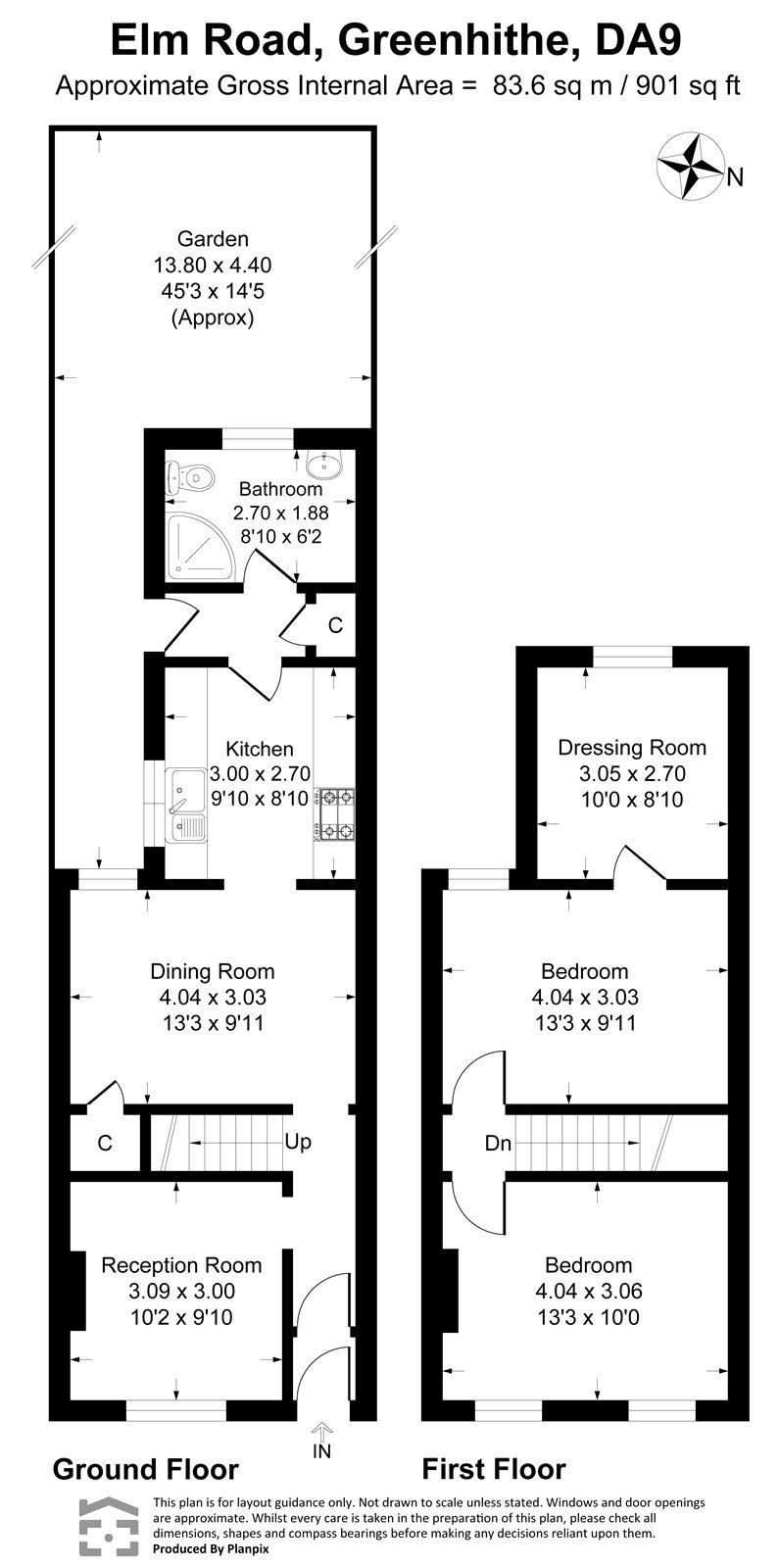 10, Elm Road, Kent floorplan