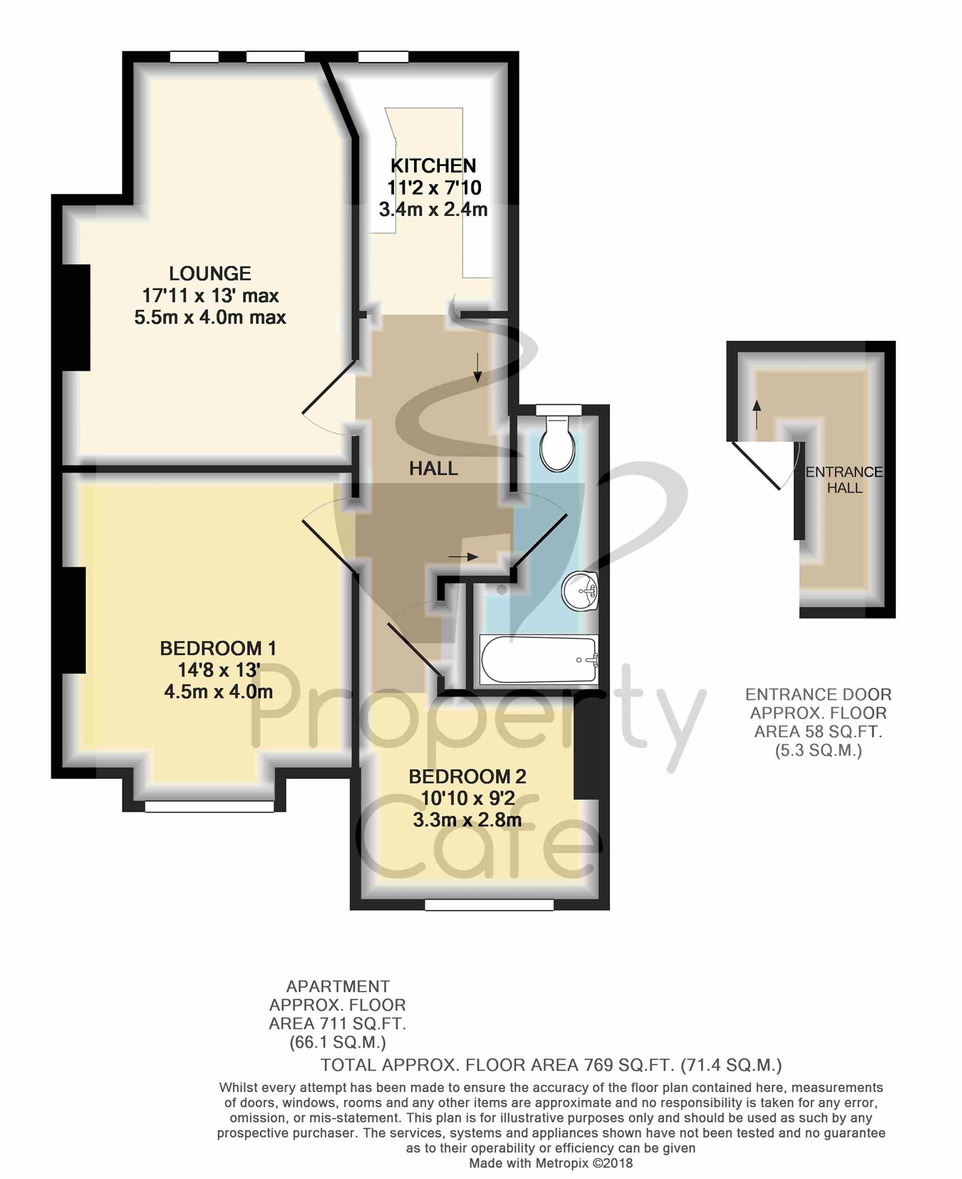2 Bedrooms Flat to rent in Wickham Avenue, Bexhill On Sea TN39